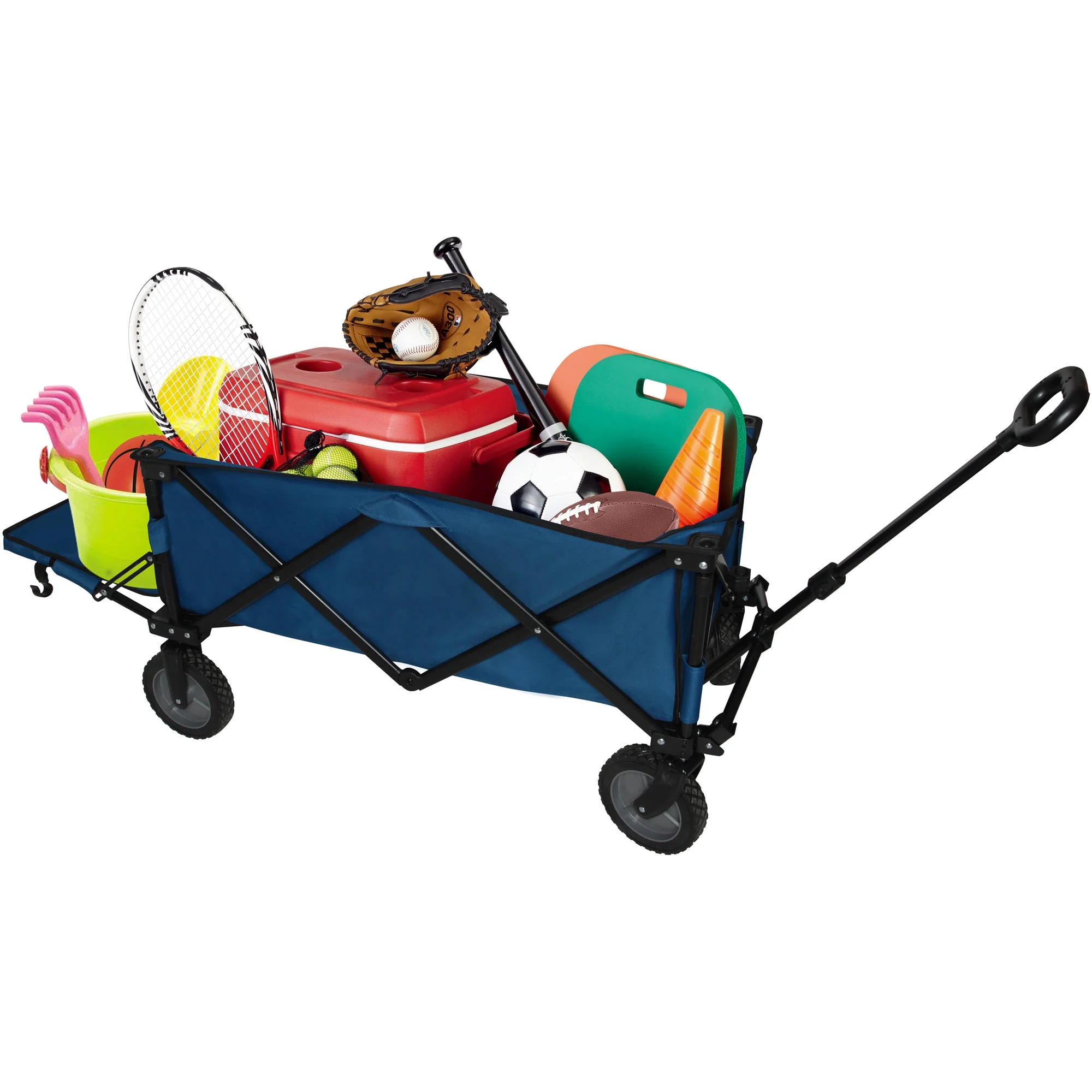 Red, Polyester, Height Ozark Trail Camping Utility Wagon