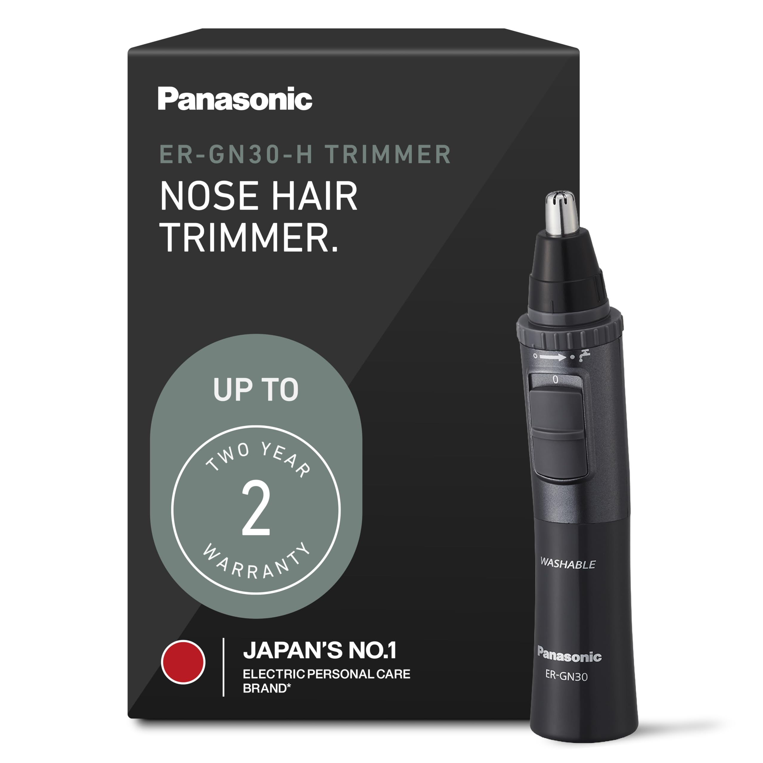 Panasonic Er-Gn30-K Vortex Men Wet/Dry Nose And Facial Hair Trimmer - View #12