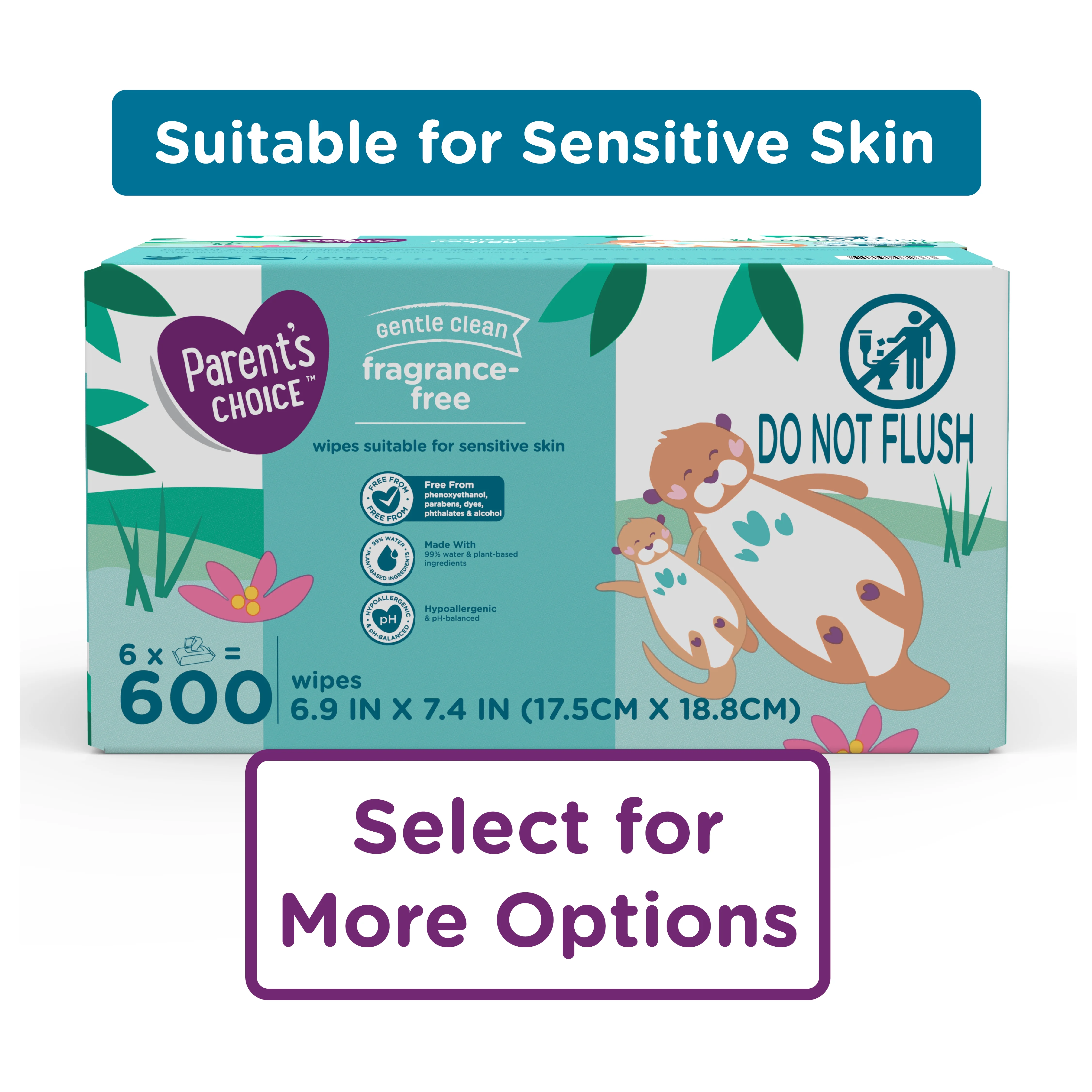 choice sensitive parents choice limited edition wipes
