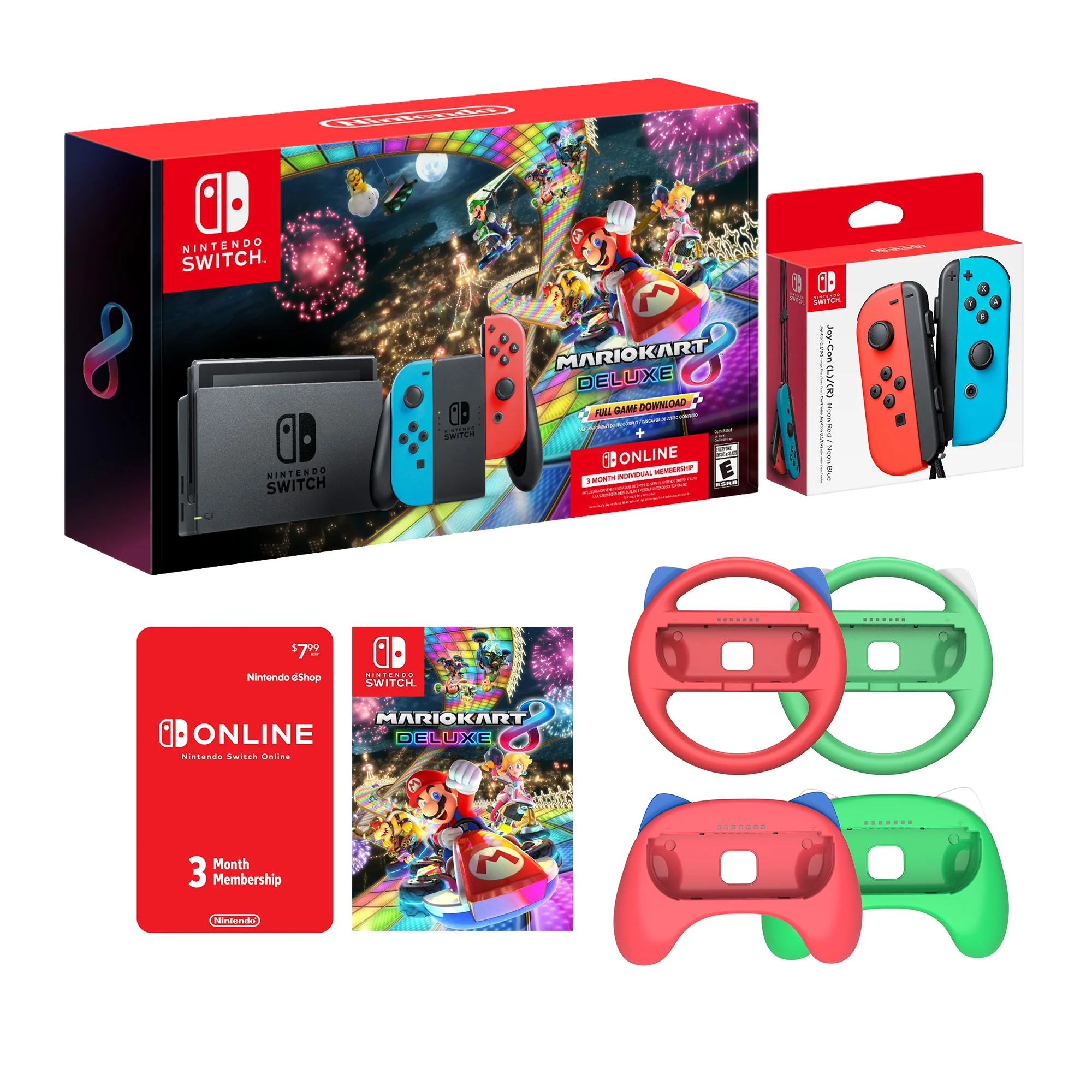 Nintendo Switch　ネオン　４台 Nintendo - Brandclub - Nintendo Switch Mario Kart 8 Neon