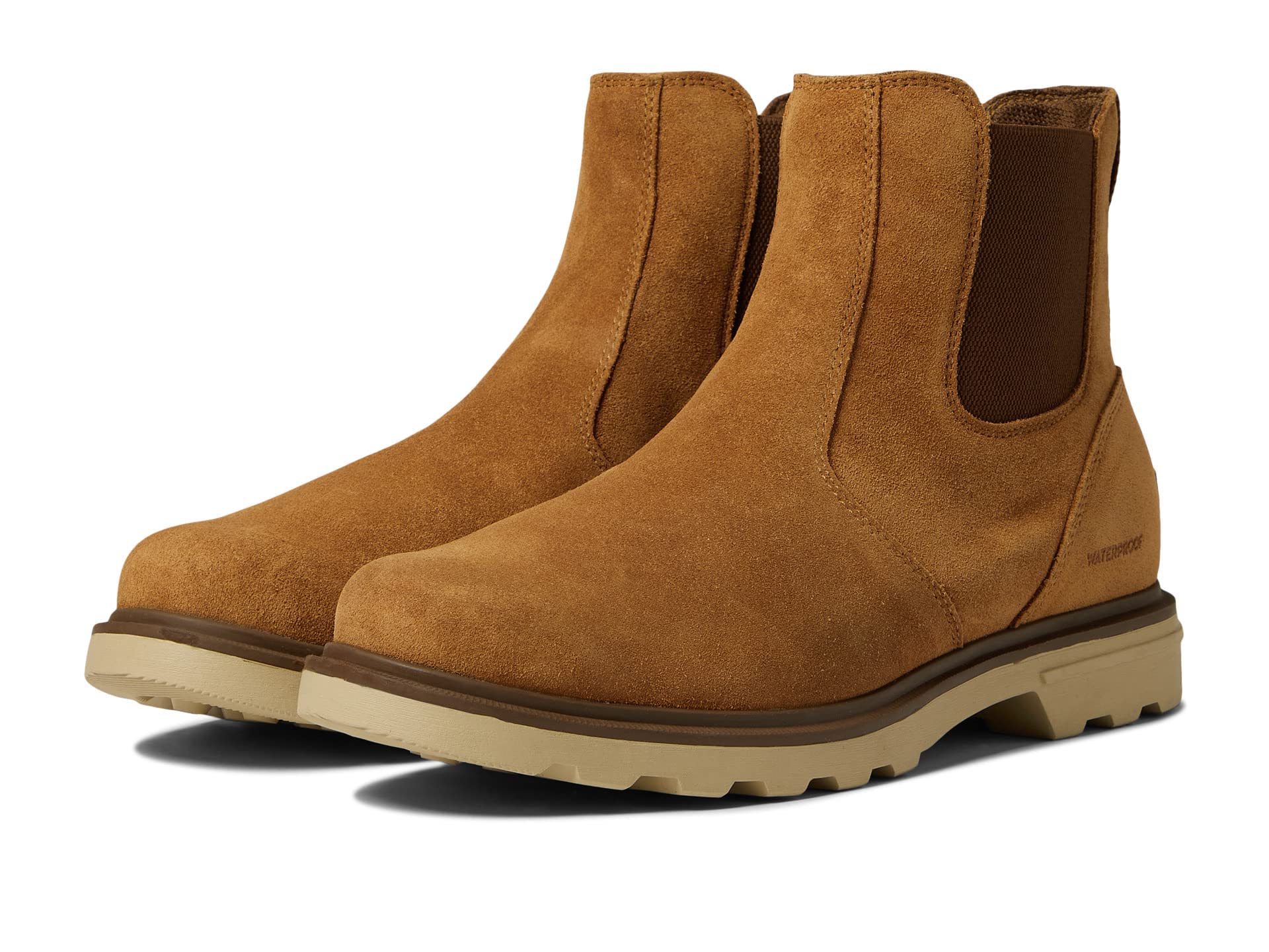 Sorel Mens 10.5 Kezar Chelsea Boot Water Proof Sorel Kezar Moc Toe Oatmeal Leather Lace-up Waterproof  main image 3
