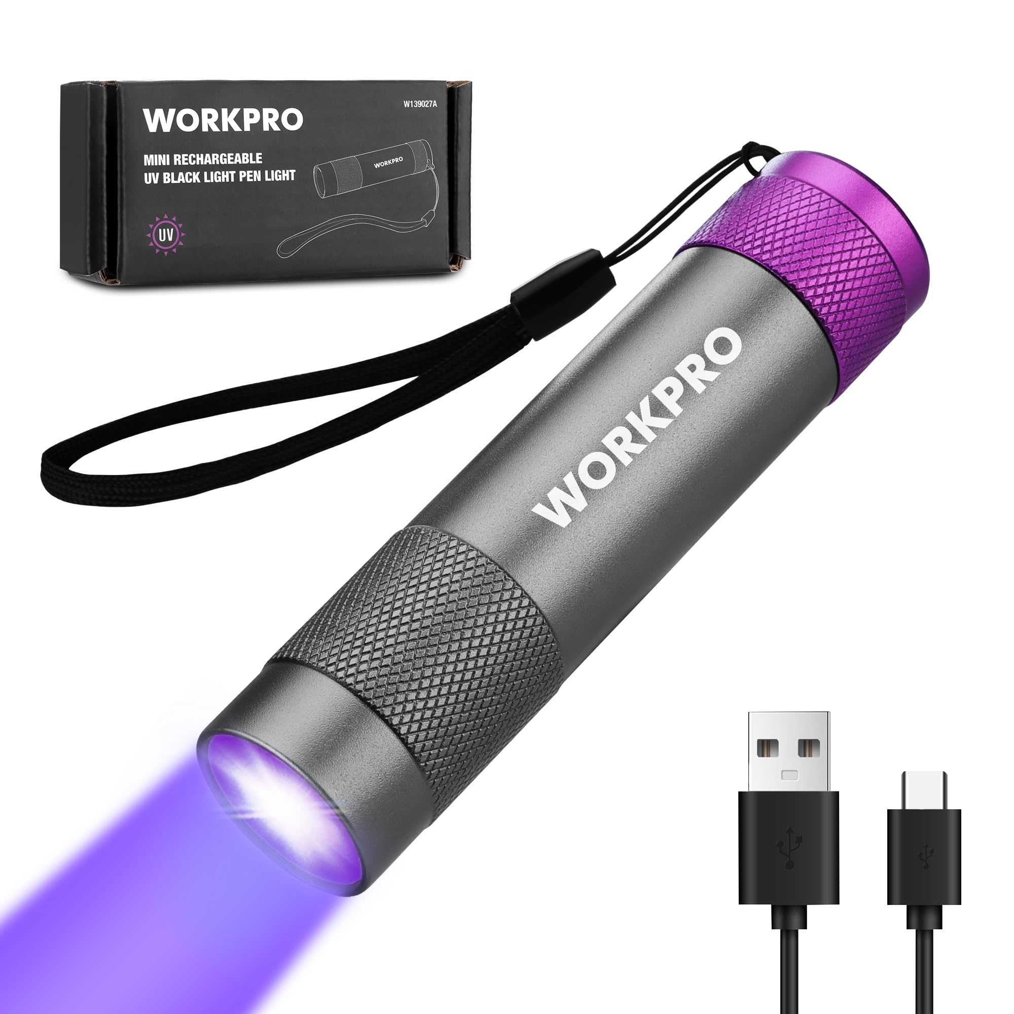 thumbnail image 2 of ACEBEAM TAC 2AA EDC Tactical Dual Modes Flashlight Rechargeable, 1600 High Lumens Flashlight 2 of 10