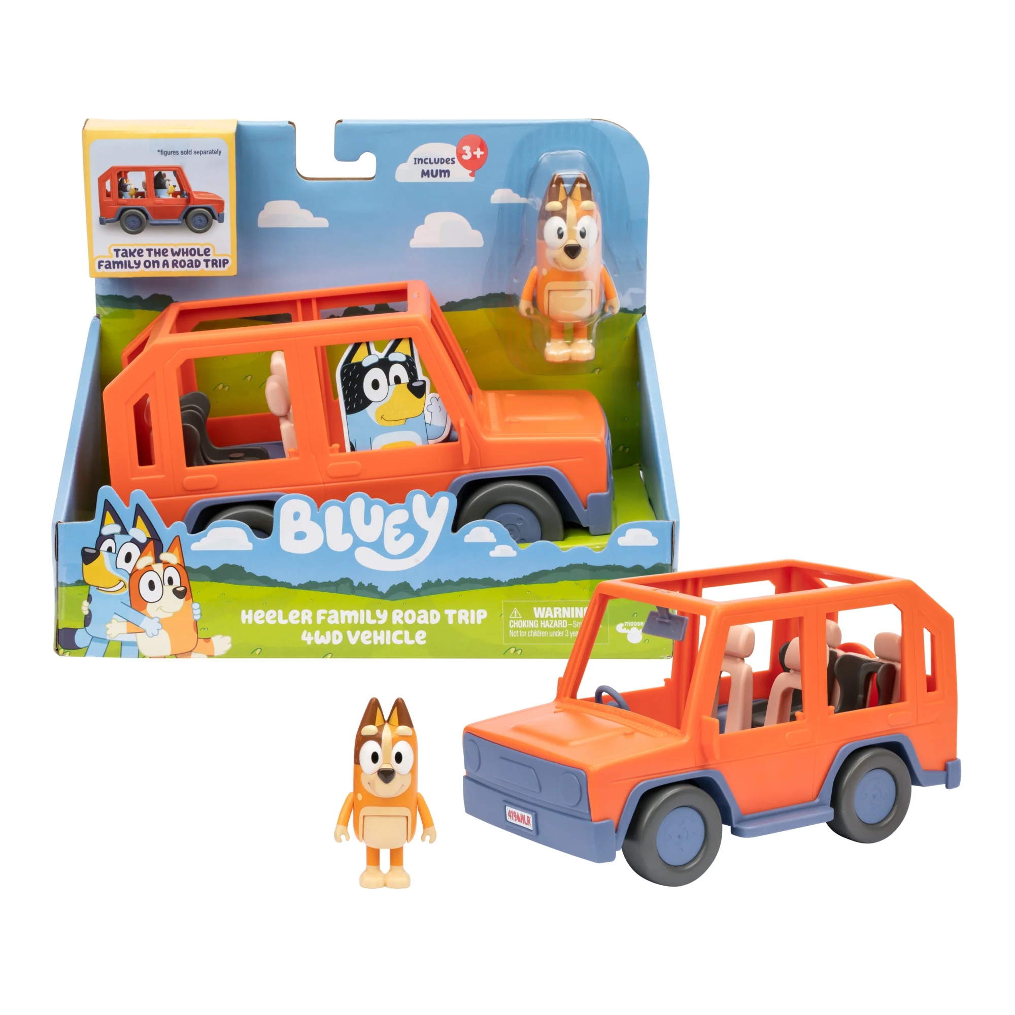 BlueY - Brandclub - Bluey, Rusty & Bluey's Go-Kart Vehicle