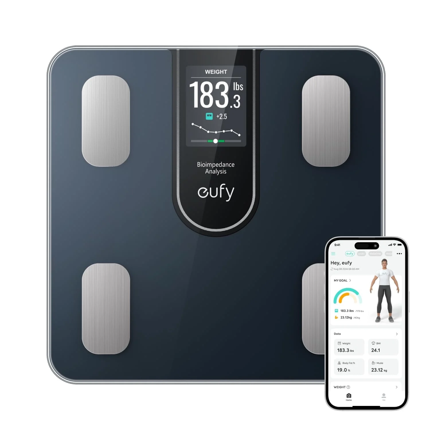 Eufy - Brandclub - eufy by Anker Smart Scale P3, Digital