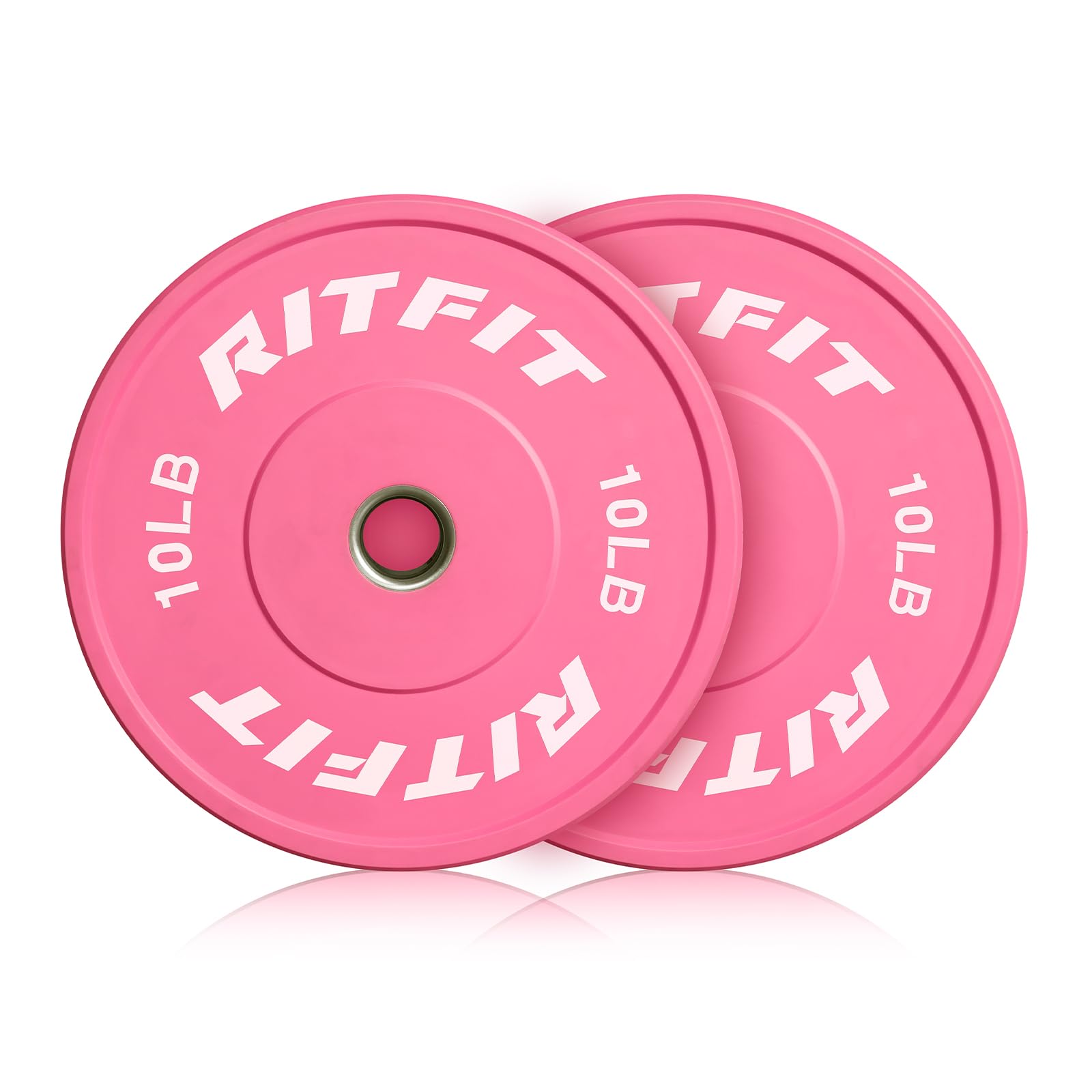 RitFit - Brandclub - RITFIT Pink Weight Plates, 2 Inch Olympic