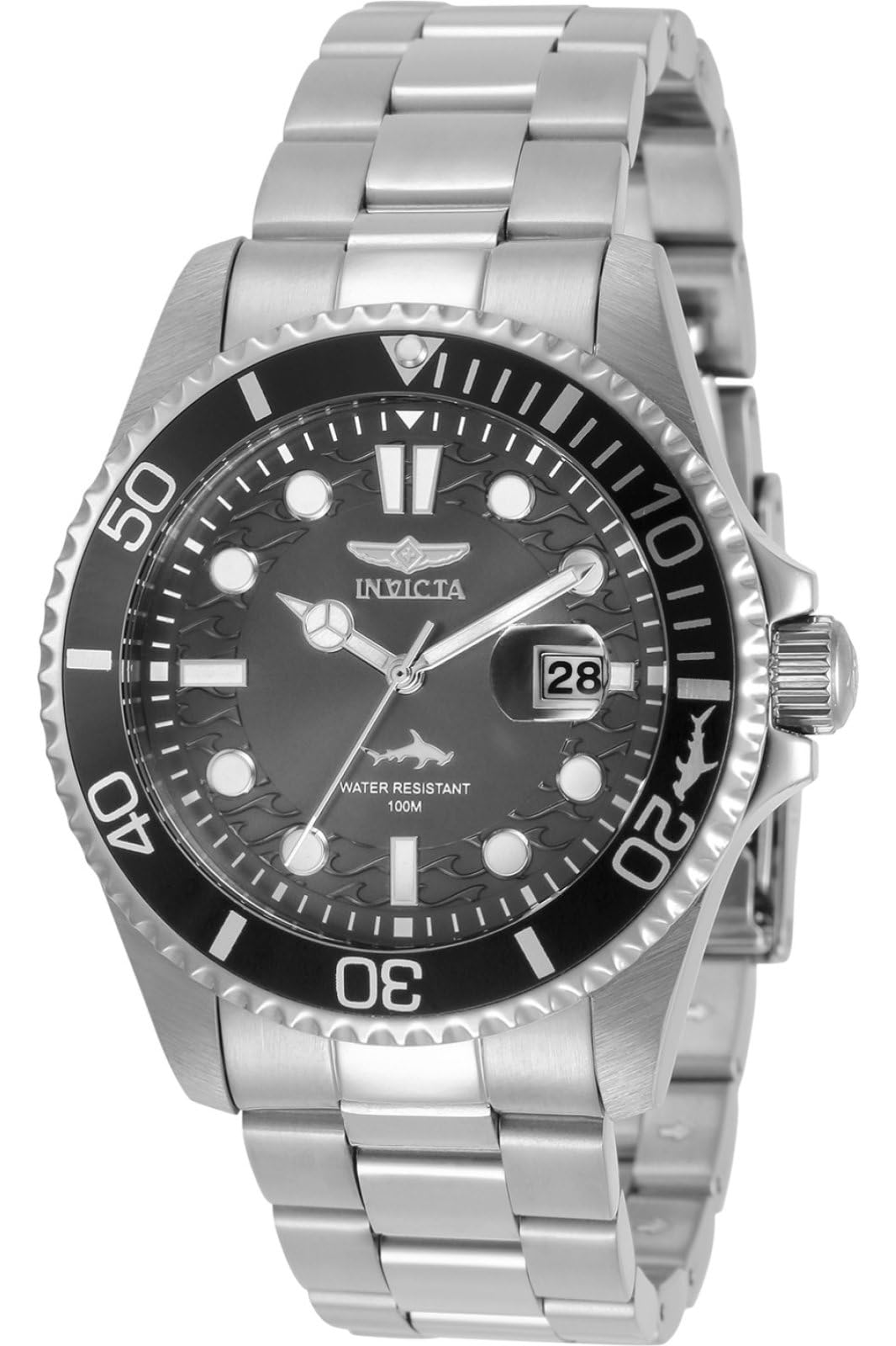 Invicta - Brandclub - INVICTA Pro Diver Black Dial Stainless