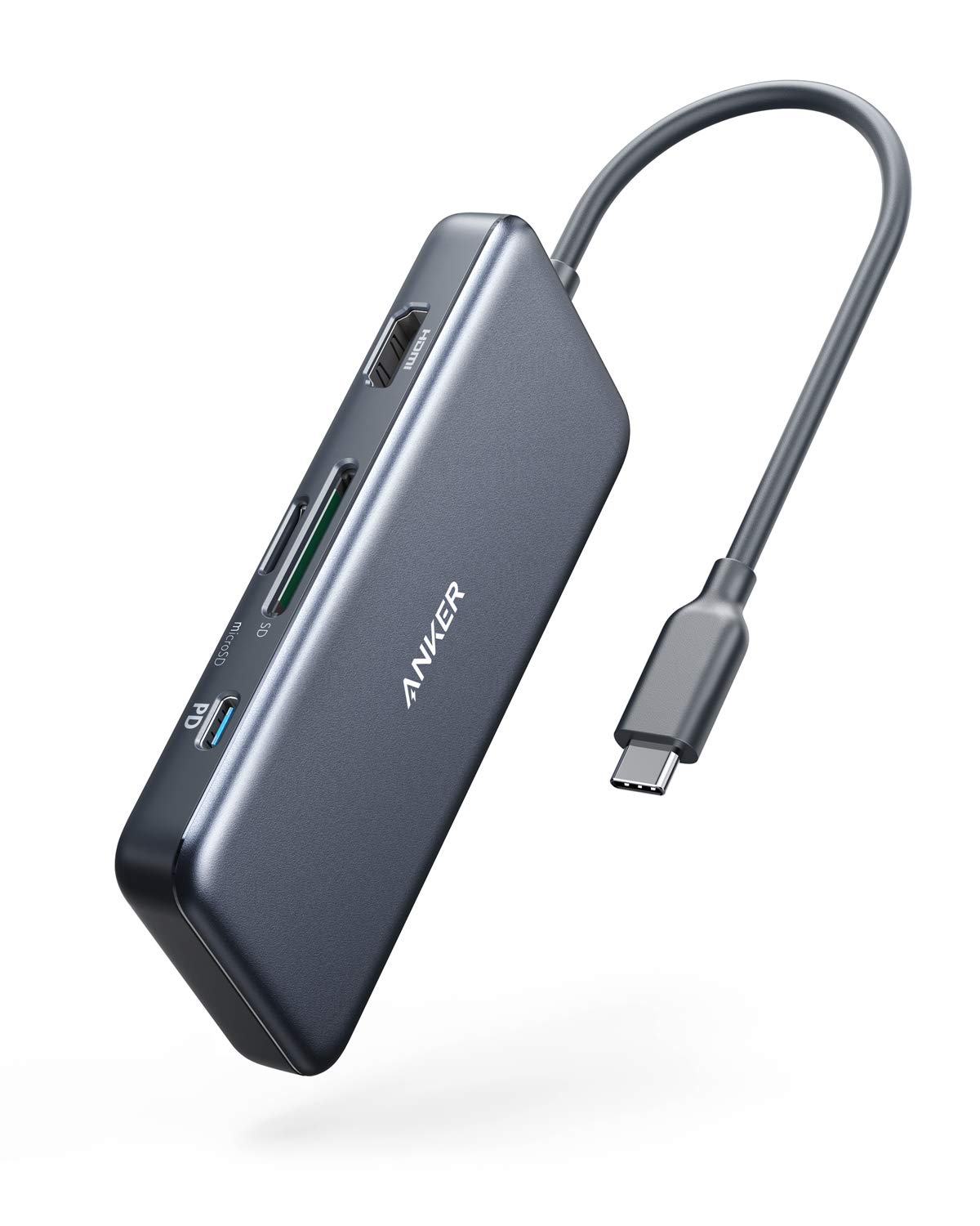 Anker - Brandclub - Anker USB C Hub for MacBook, 7-in-2 with 4K