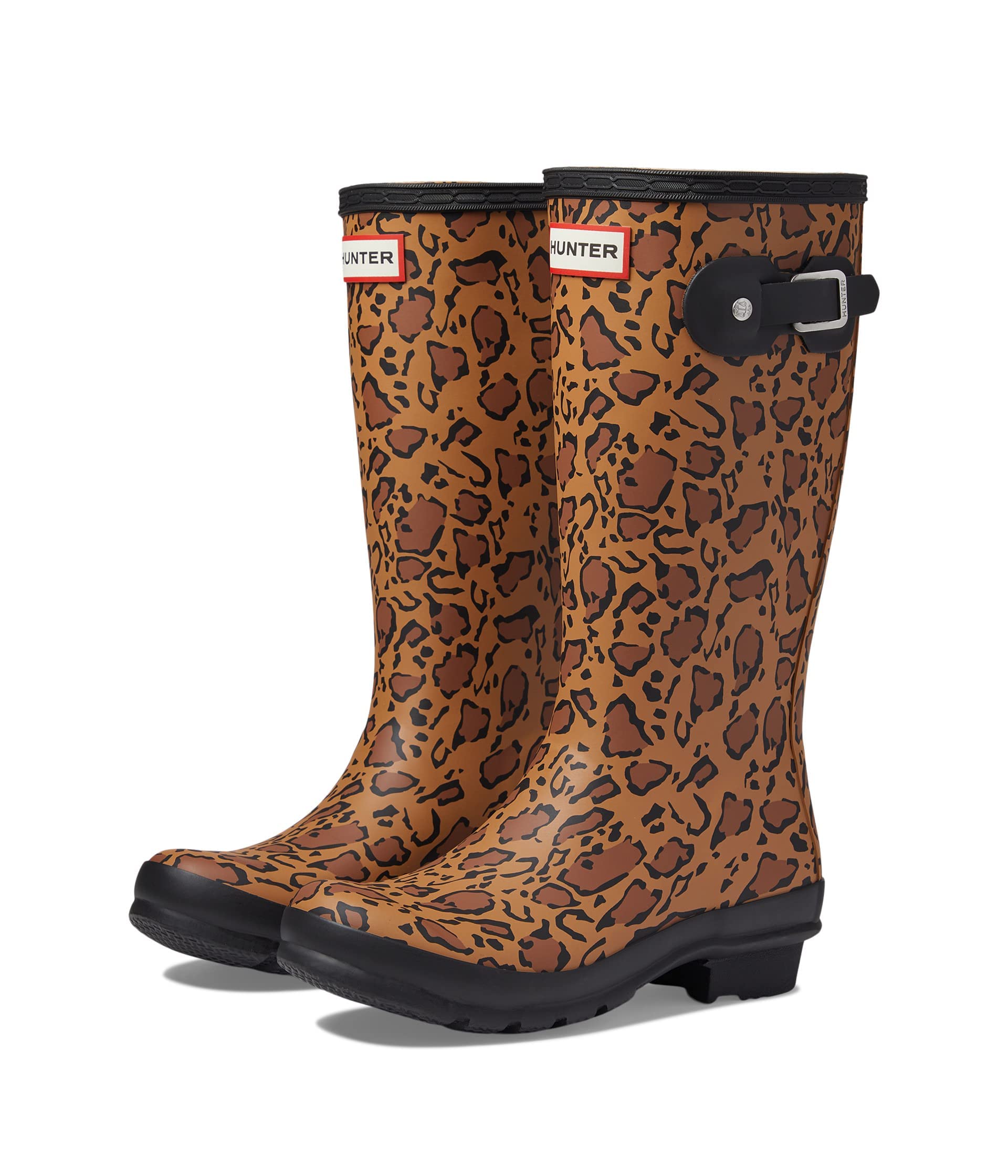 Hunter - Brandclub - Hunter Kids Original Leopard Print Rain Boot