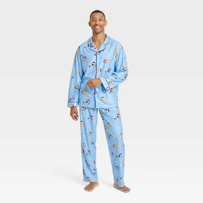 BLUEY(ブルーイ) AUTHENTIC GARMENTS MA-1ビンテージ BlueY - Brandclub - Bluey Men's Coat Pajama Set - Blue