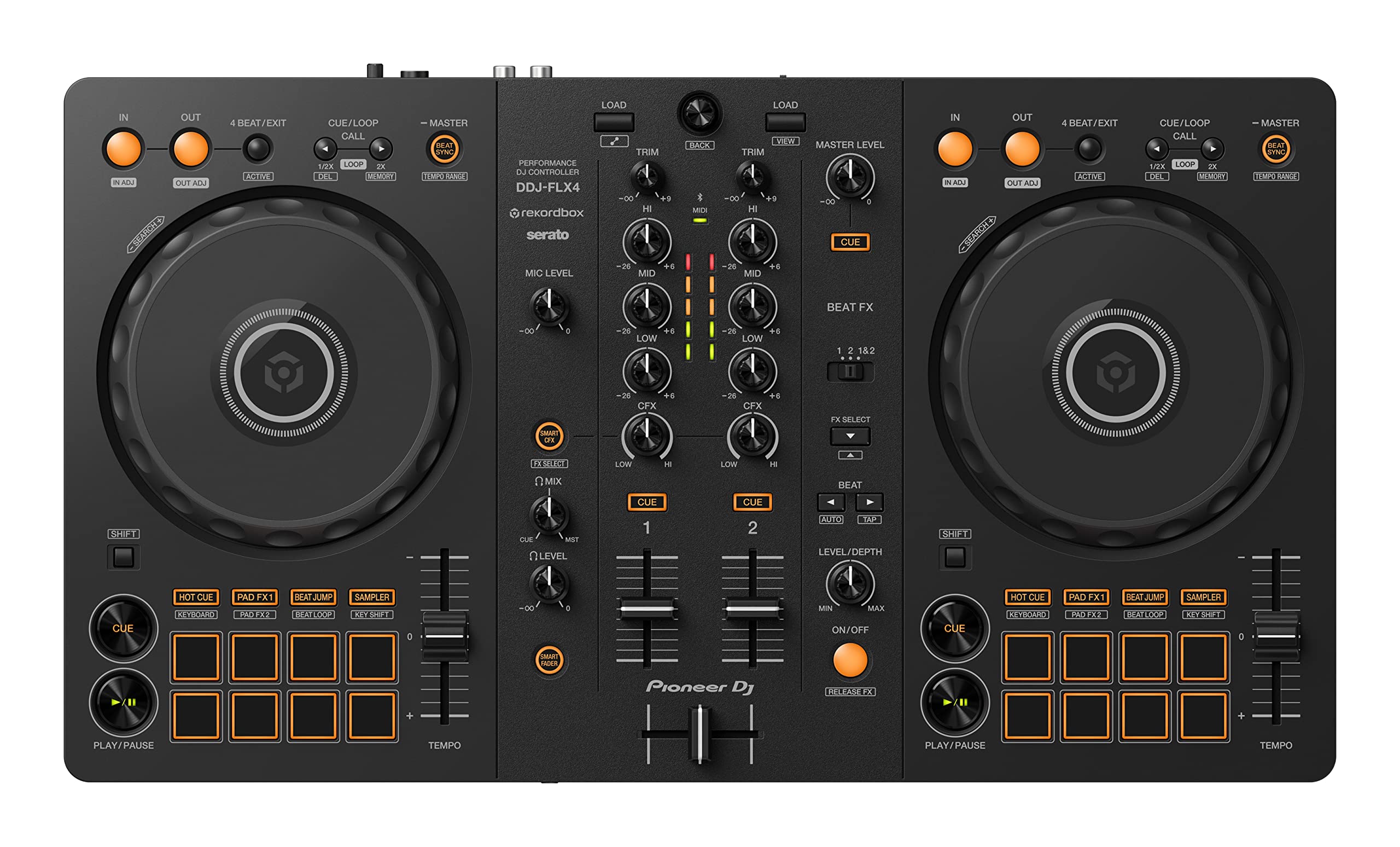 DJ機材 Pioneer DJ DDJ-Flx10 Amazon.com: Pioneer DDJ-FLX10 4-Channel DJ Controller for