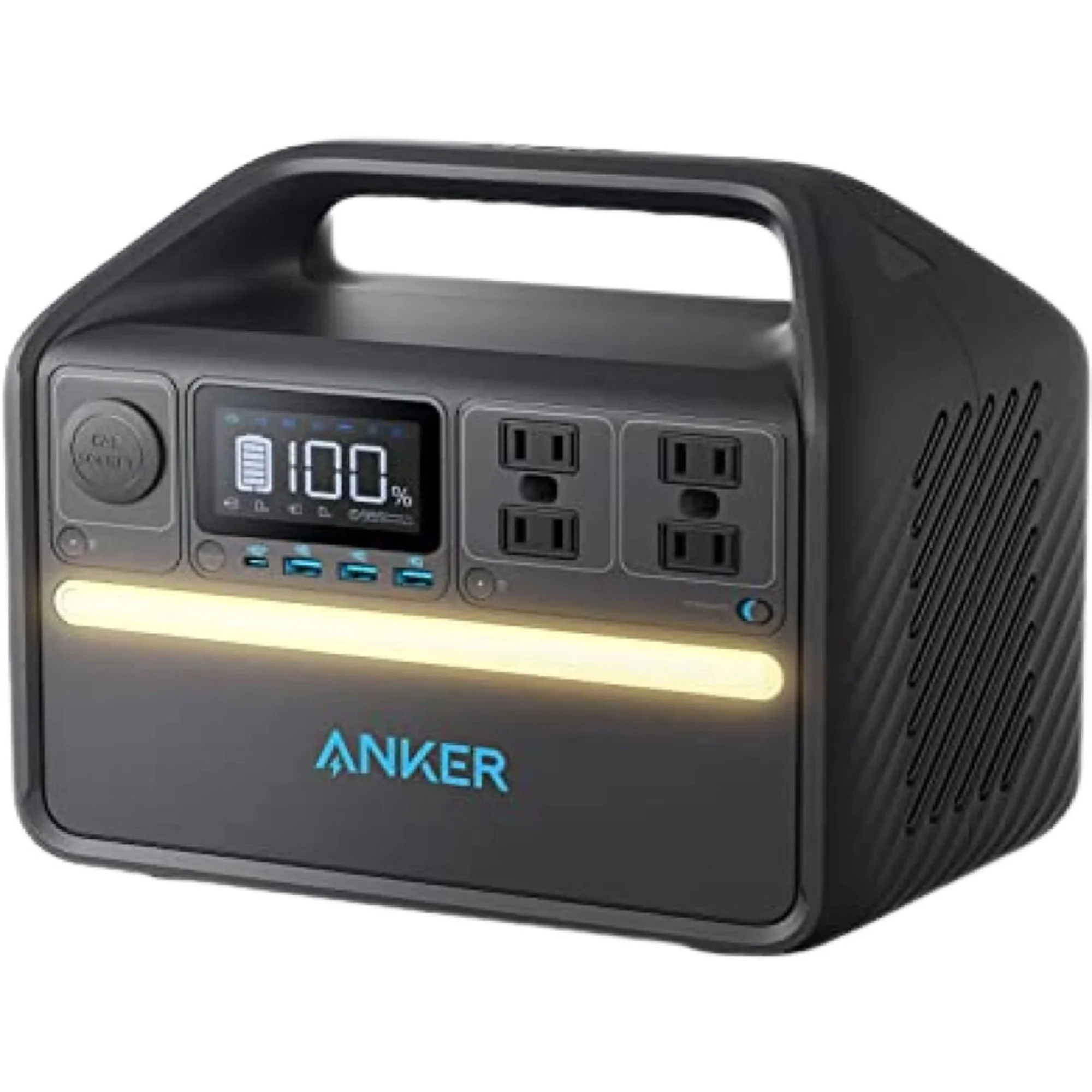 Anker - Brandclub - Anker Portable Power Station, 213Wh/57600 mAh
