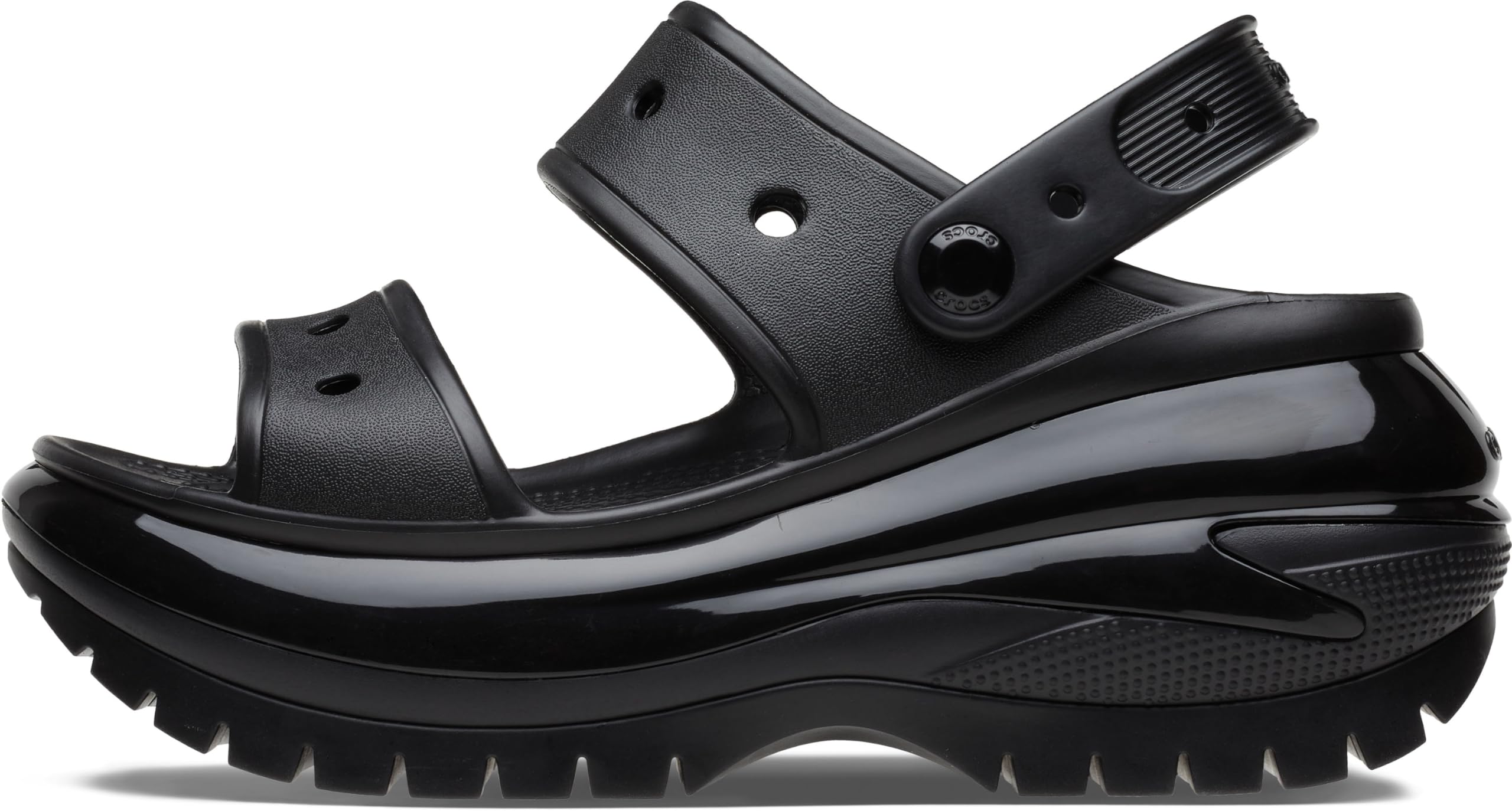 Crocs - Brandclub - Crocs Classic Mega Crush Sandal Black Men's 4