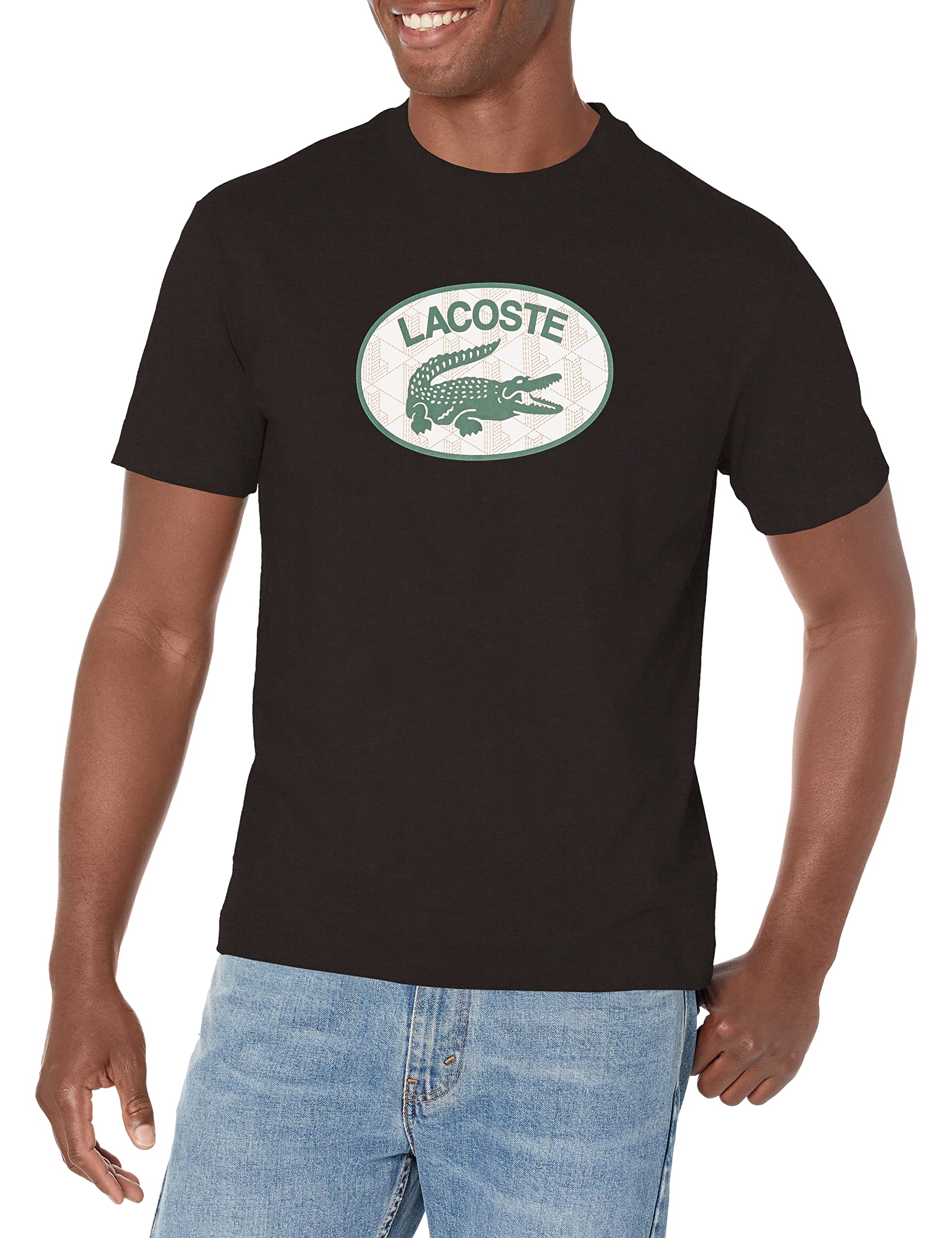 Lacoste｜ (TH3401-001) Men's Slim Fit Breathable Piqué Sport T-Shirt - T-shirts