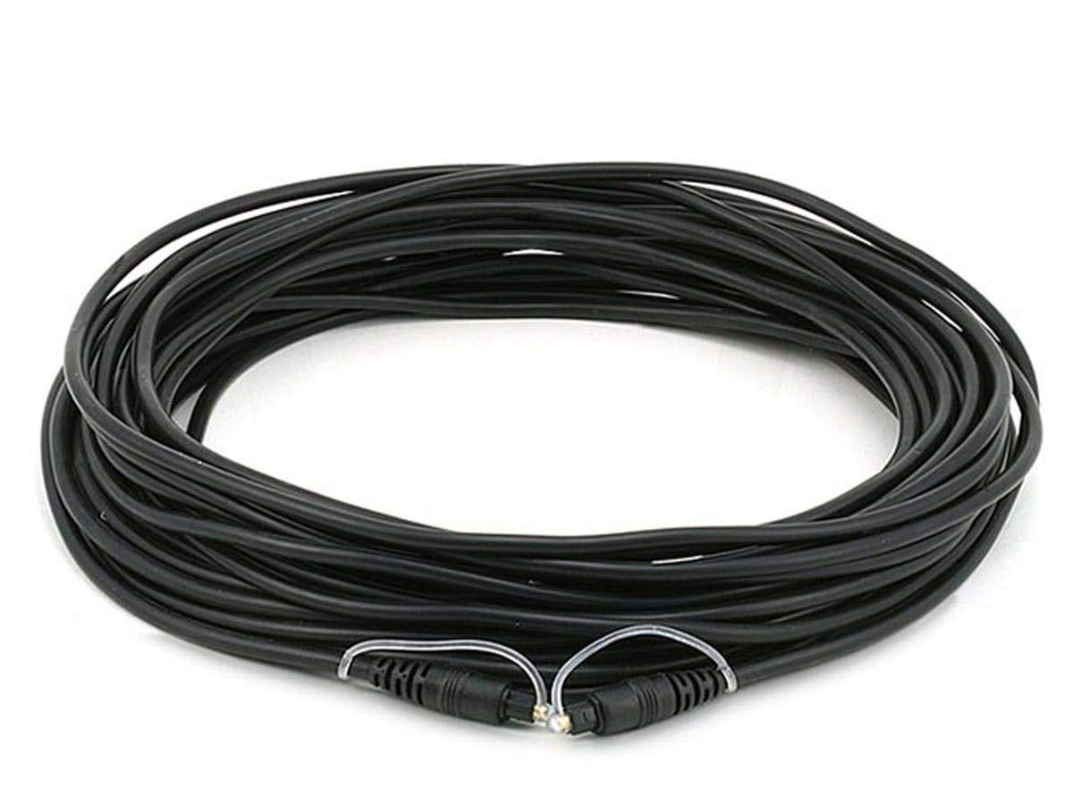 Fibre Optic Cable FIRBELY Digital Optical Audio Toslink Cable Male To Male- 24K Glod Plated Metal Connectors And Braided Jacket 3 Feet Astro A50