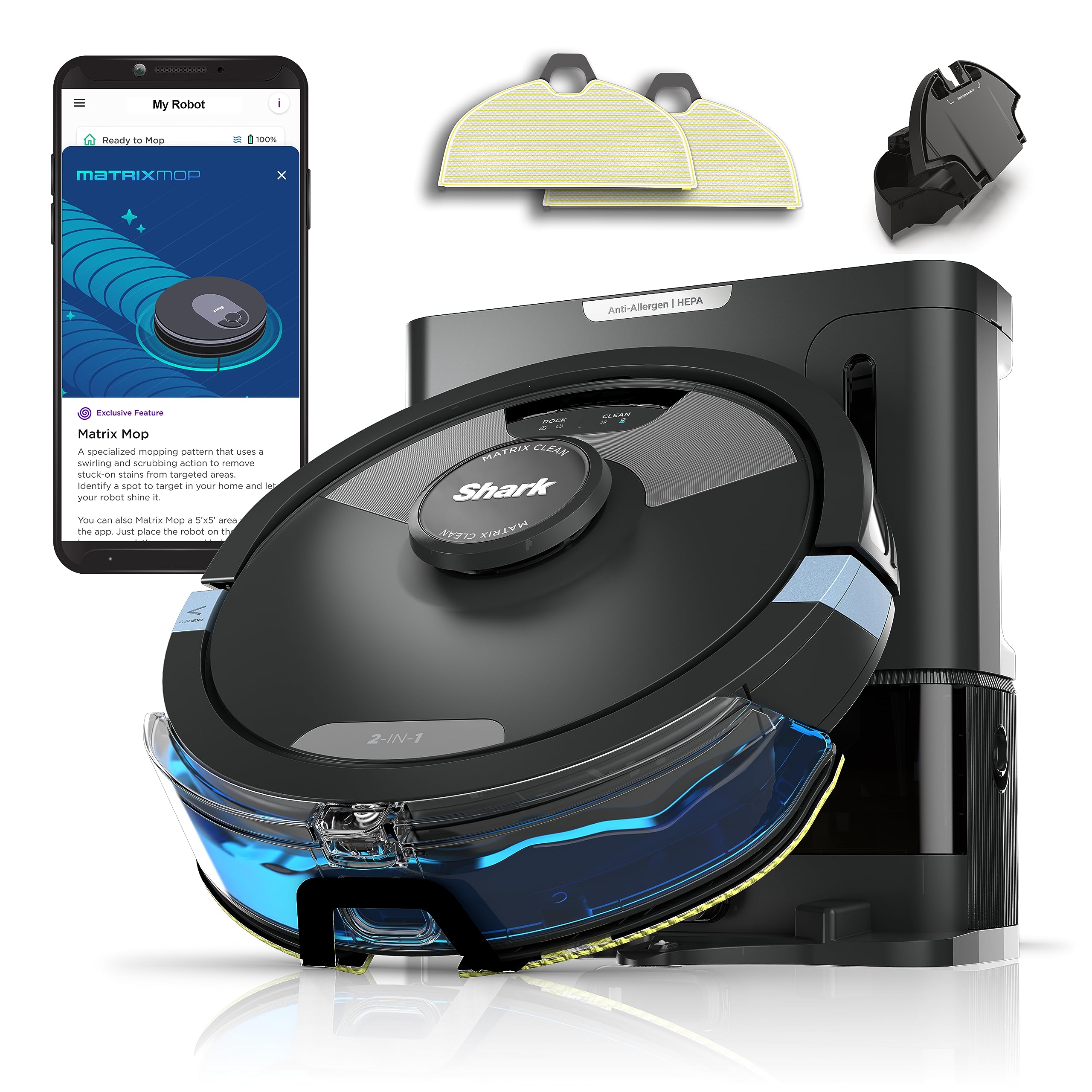 Shark AV2501AE robot vacuum in action