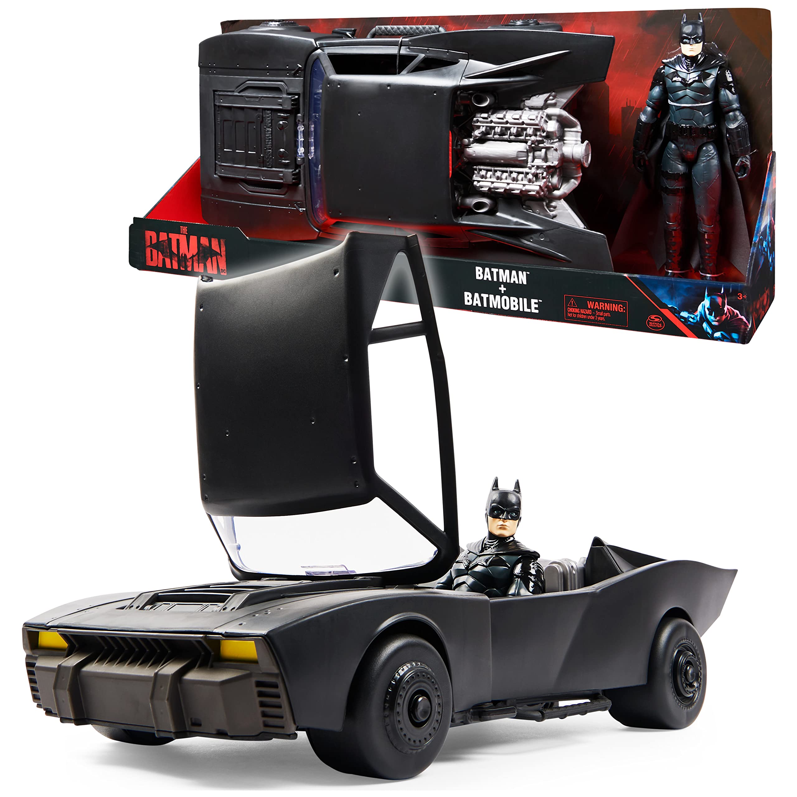 DC Comics Batman 12-inch Bat-Tech Batman Action Figure (Black/Blue Suit), Kids Toys For Boys Aged 3 And Up - View #2