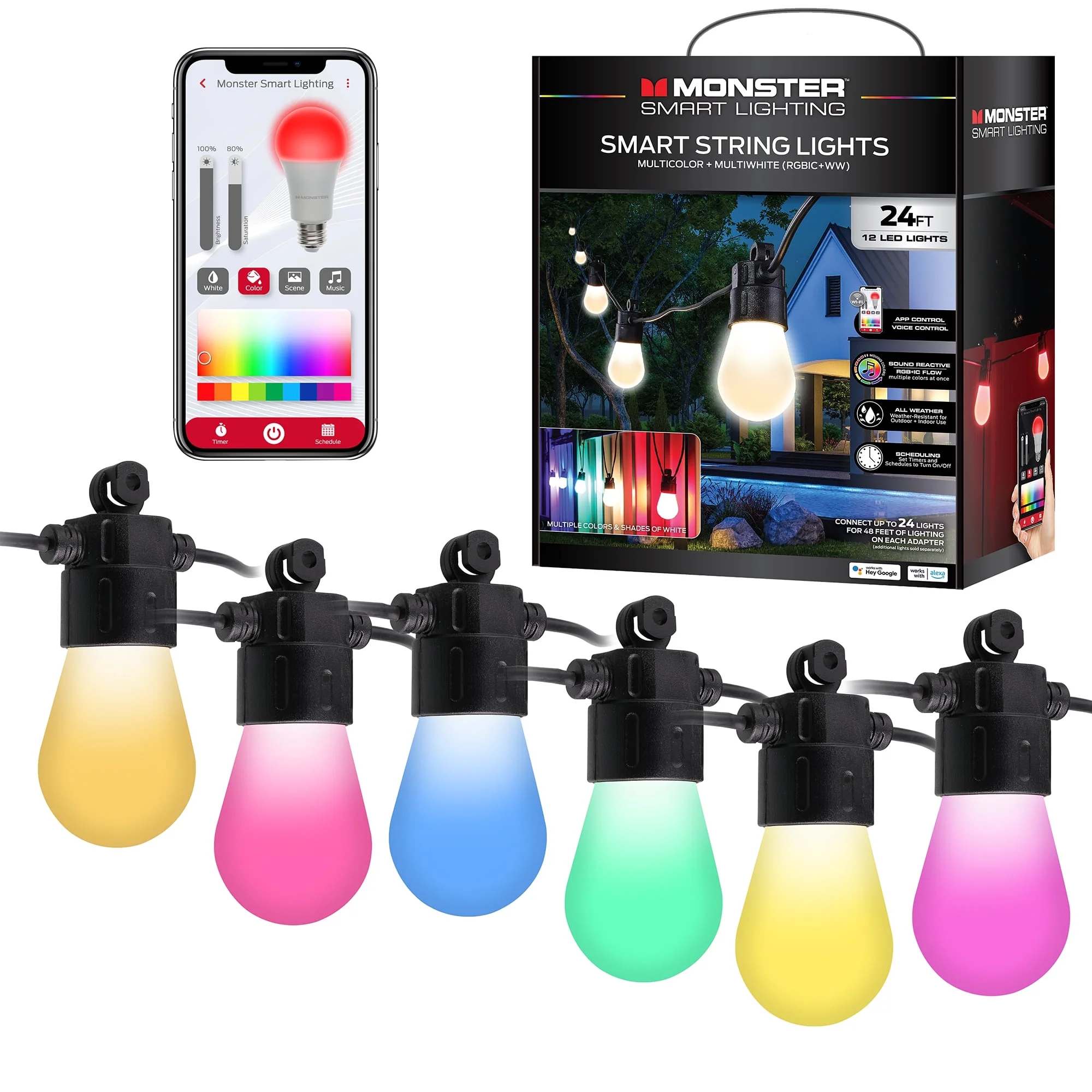 Monster - Brandclub - Monster Smart Permanent Outdoor Lights