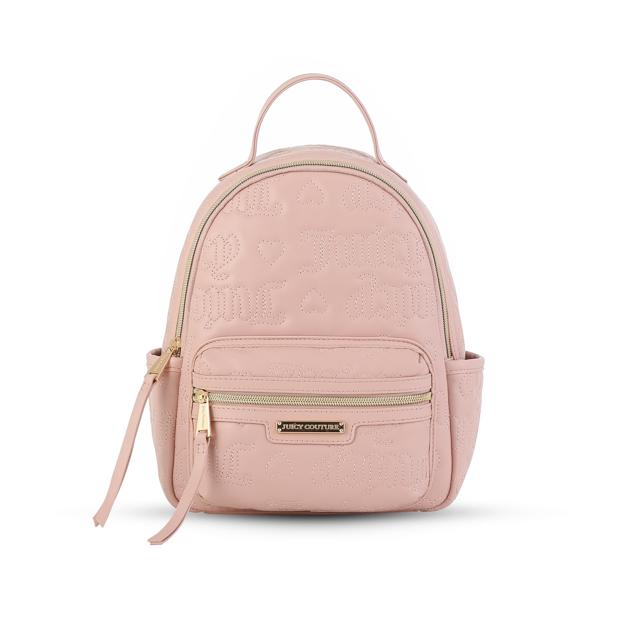 Stylish Pink and Tan Backpack Juicy! Juicy Couture Pink Clay Rainbow Juicy Backpack Velour TikTok  main image 3