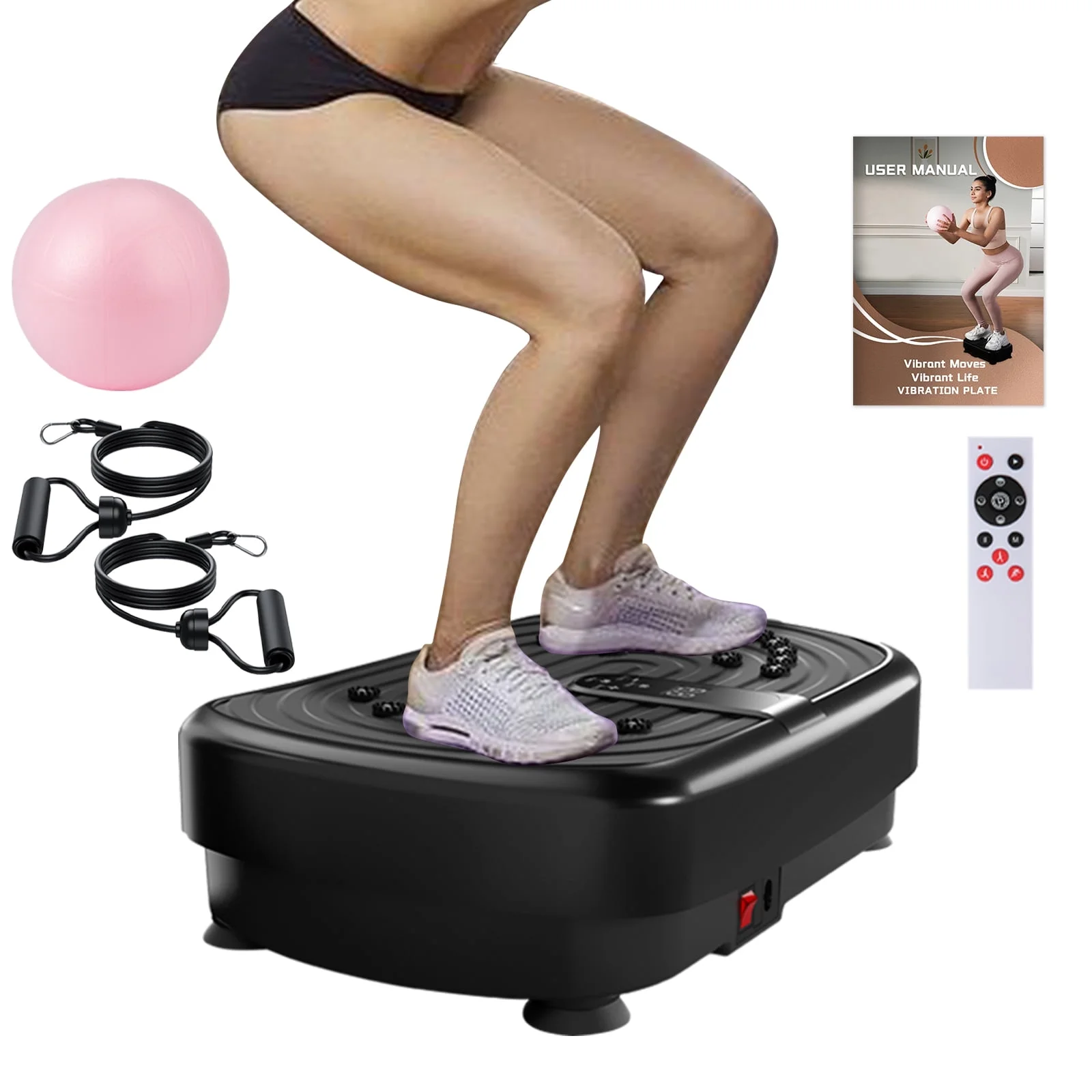 Power Fit Elite Vibration Machine Resistance Bands Power Elite