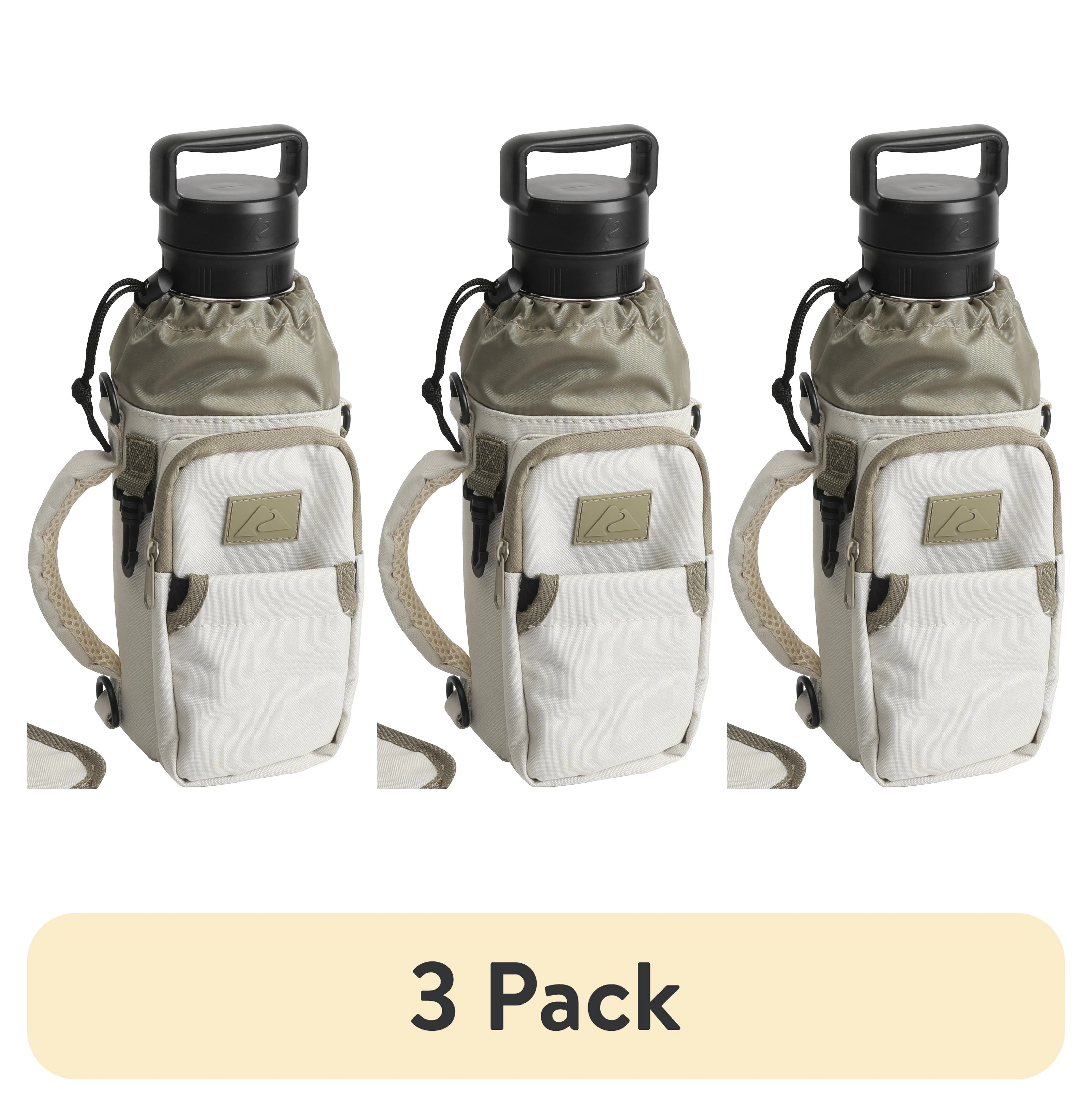Noxgifix Water Bottle Holder With Strap - Fits 32oz/40oz Bottles, Neoprene Sleeve With Phone Pocket, For Hiking, Gym, Travel