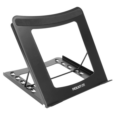 Mount-It! Vertical Laptop Stand - Space Saving 2-in-1 Dock & Riser For MacBook, Aluminum Holder For Desk - View #2