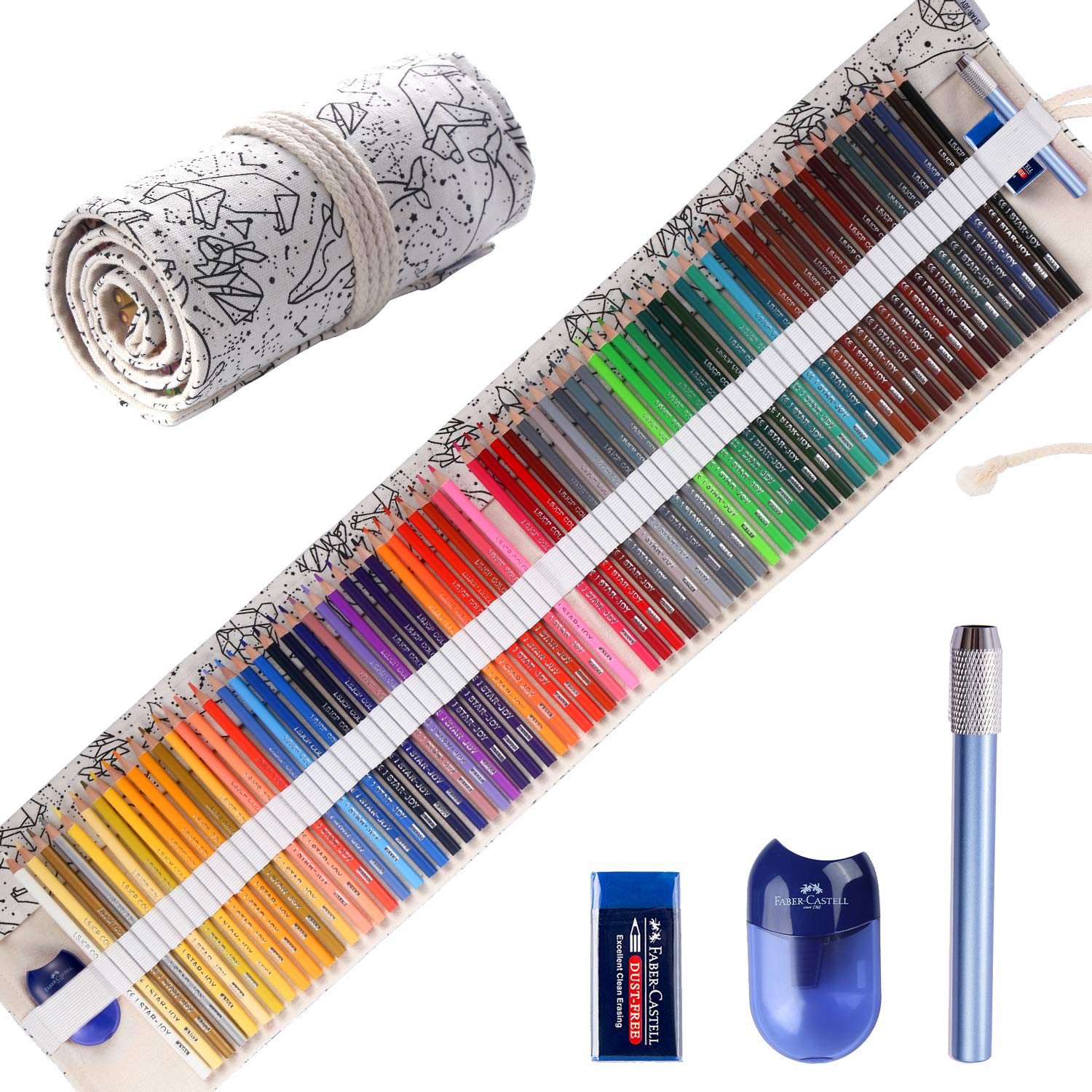 Joystar - Brandclub - SJ STAR-JOY 72 Colored Pencils Set, 3.5mm