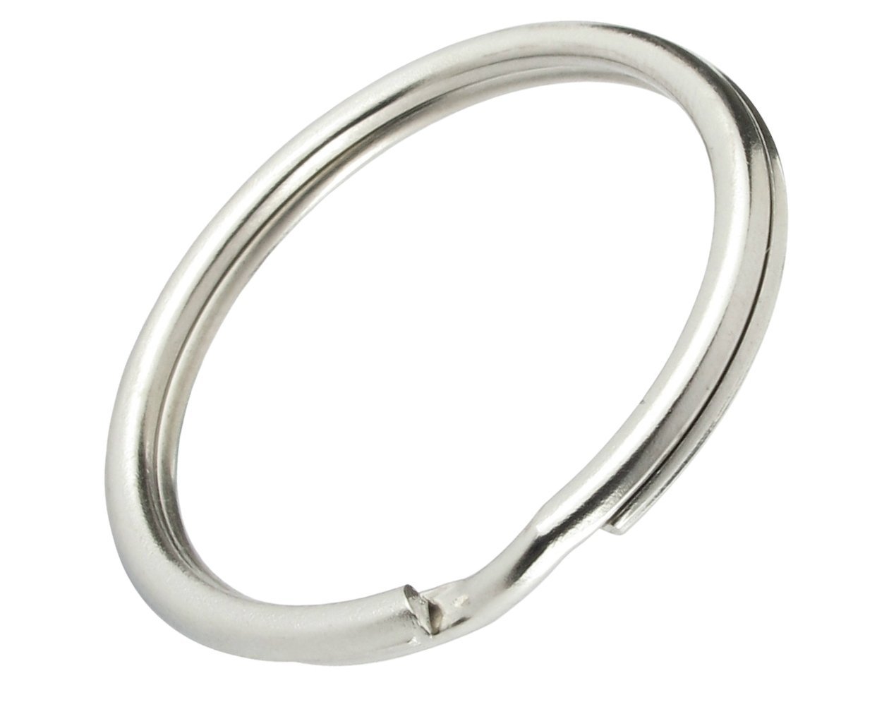 Keychain Split Rings Wholesale Lot Of Silver Split Key Rings - 25mm (1") Diameter, Bulk Pack Of 50, 100, 500, Or 1000 Wholesale Key Rings - Foto 3
