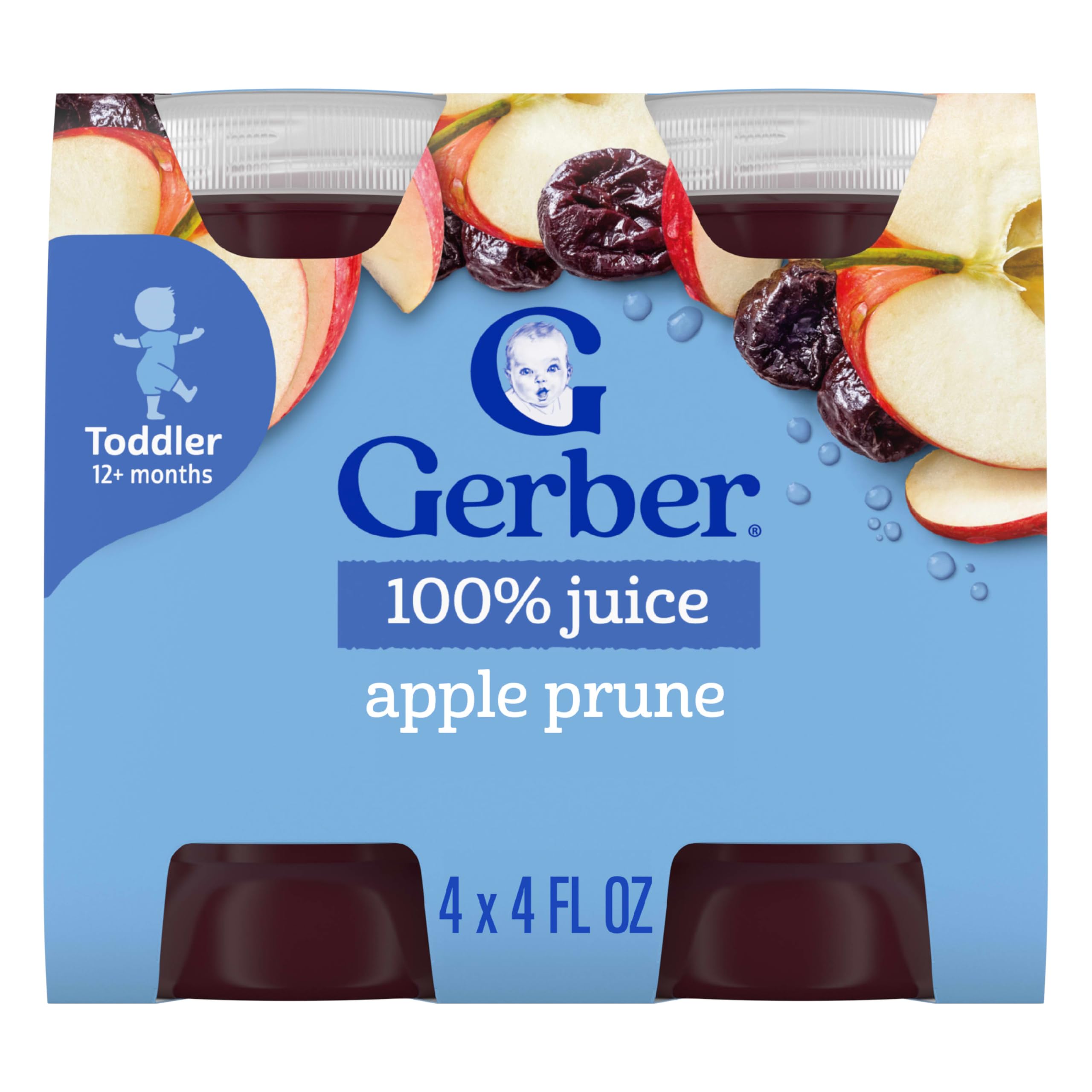 Gerber - Brandclub - Gerber Apple Prune Juice, 100% Juice