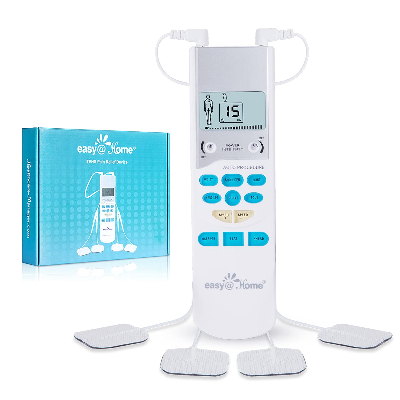 Cables De Repuesto TENS Easy@Home Para Dispositivo EHE029G – Nuevos, Compatibles Con Máquinas De Electroestimulación