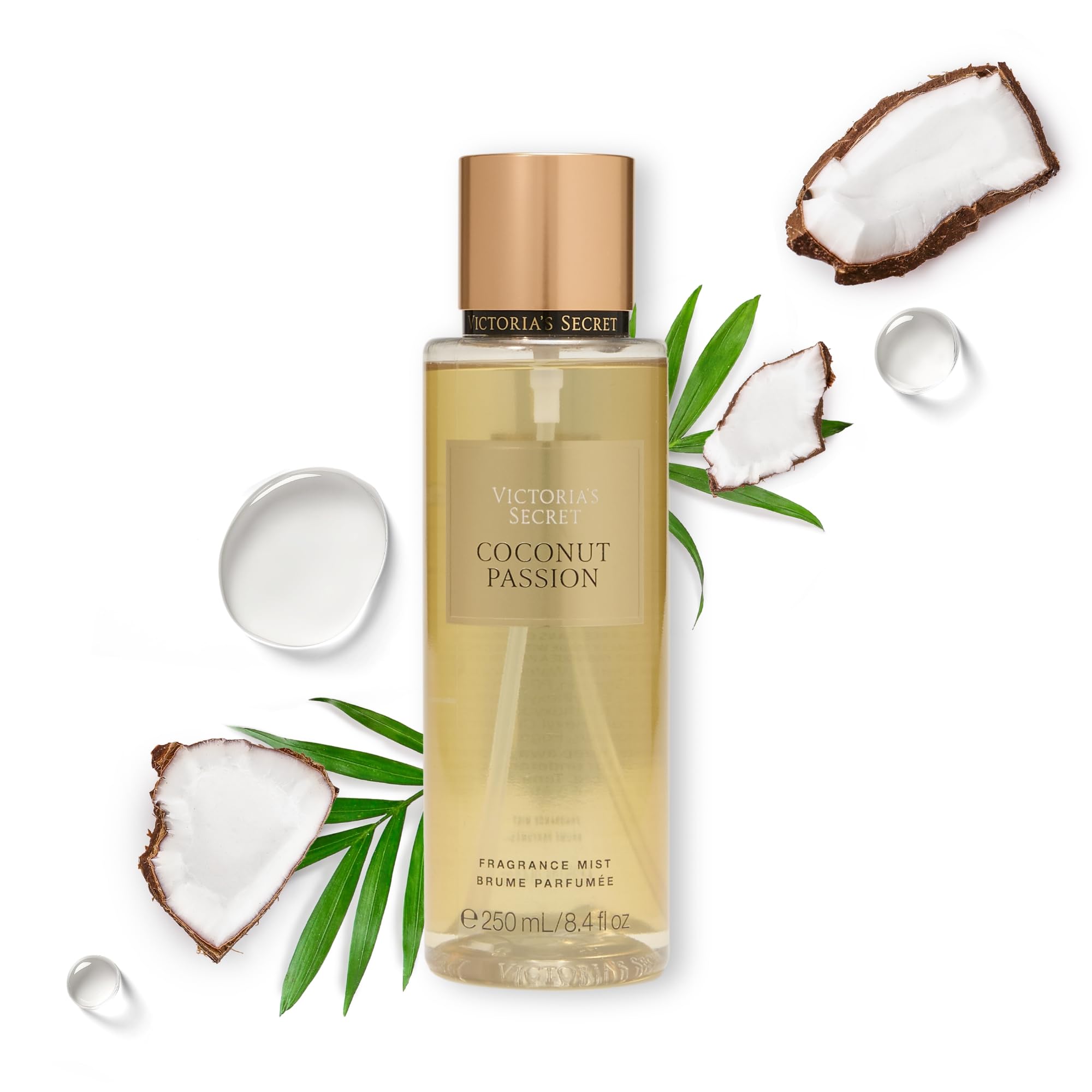 4本 ヴィクトリアシークレット Coconut Passion ボディミスト Brandclub - Victoria's Secret Body Fragrance Mist, Coconut Passion