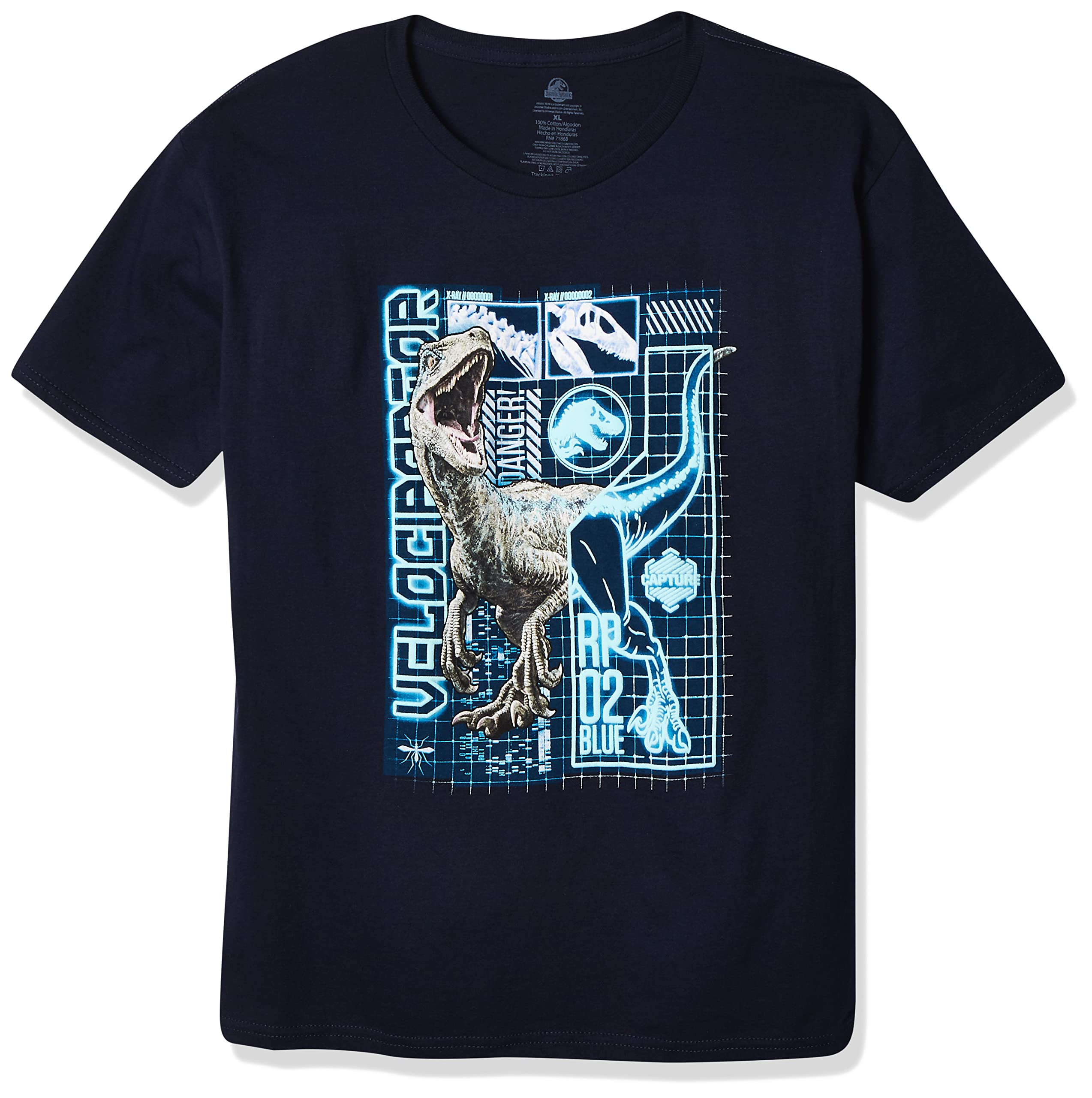 Camisa Hawaiana Jurassic World T-Rex - Niños Y Adultos - Estampado Dinosaurios