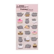 GUND Pusheen Meowmaids Mermaid Sticker Sheet - 14 Puffy Stickers, Multicolor