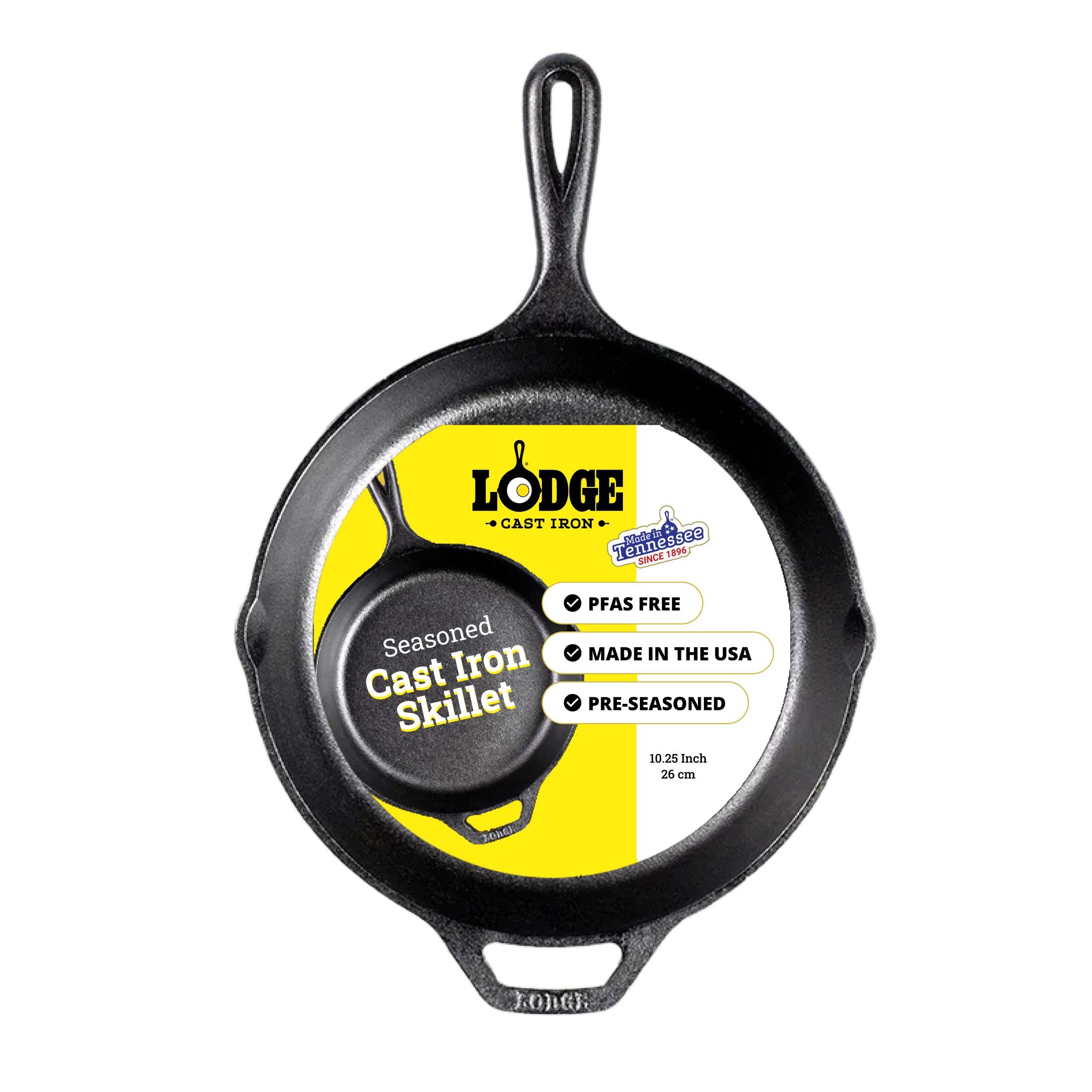 Lodge 12 Inch Dolly Parton Pre-Seasoned Cast Iron Stamped