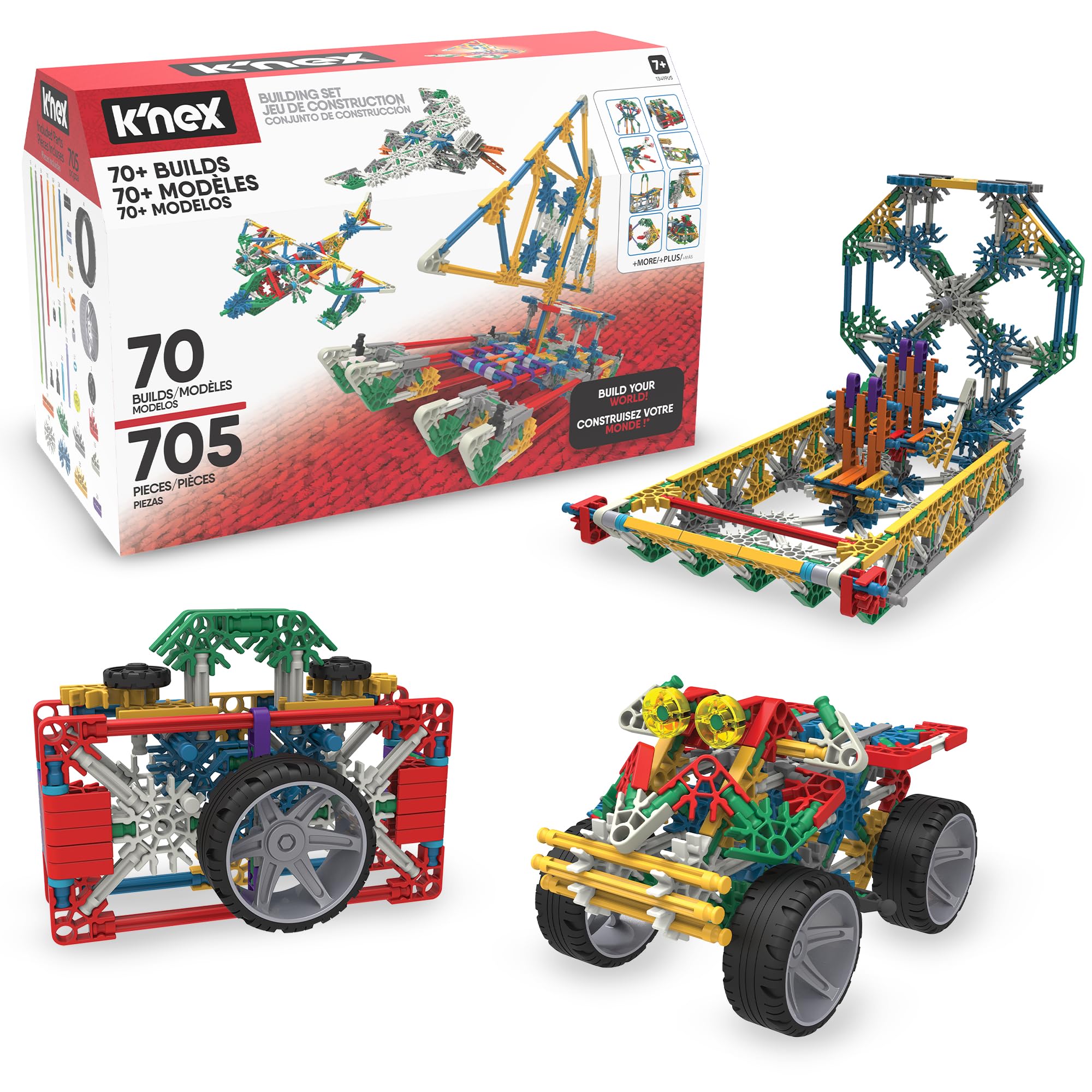 K'Nex - Brandclub - K'NEX - 70 Model Building Set‚ 705 Pieces