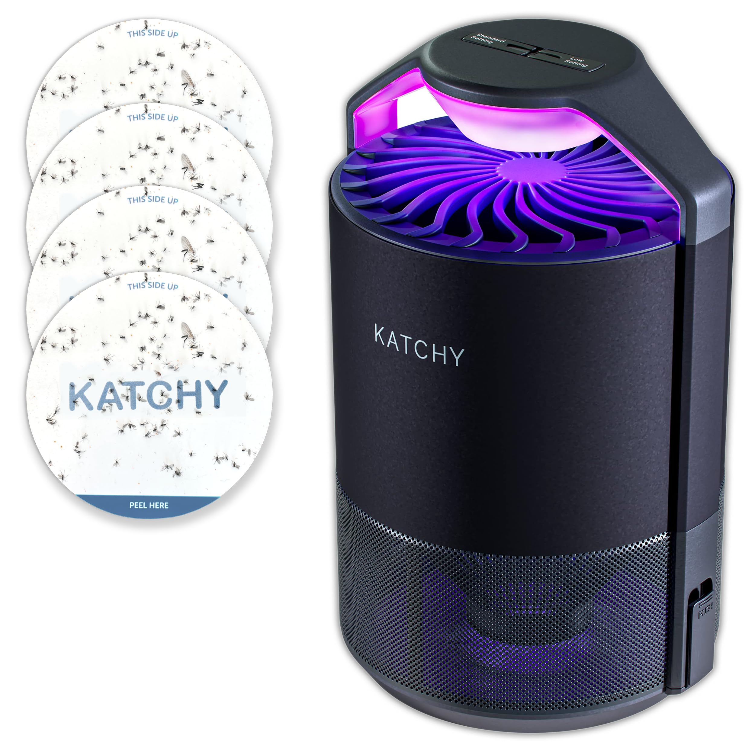 thumbnail image 2 of Gnats Fruit Flies House Flies Catcher Zevo Flying Insect Trap With 4 Refills - Plug-in Indoor Bug Catcher For Gnats & Fruit Flies Gnat Catcher Indoor 2 of 9