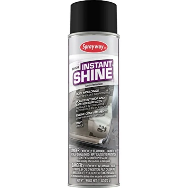 Sprayway SW938 Non-Silicone Instant Shine - 11 Oz Hi-Gloss Detailer For Tires, Trim & Plastic - View #7