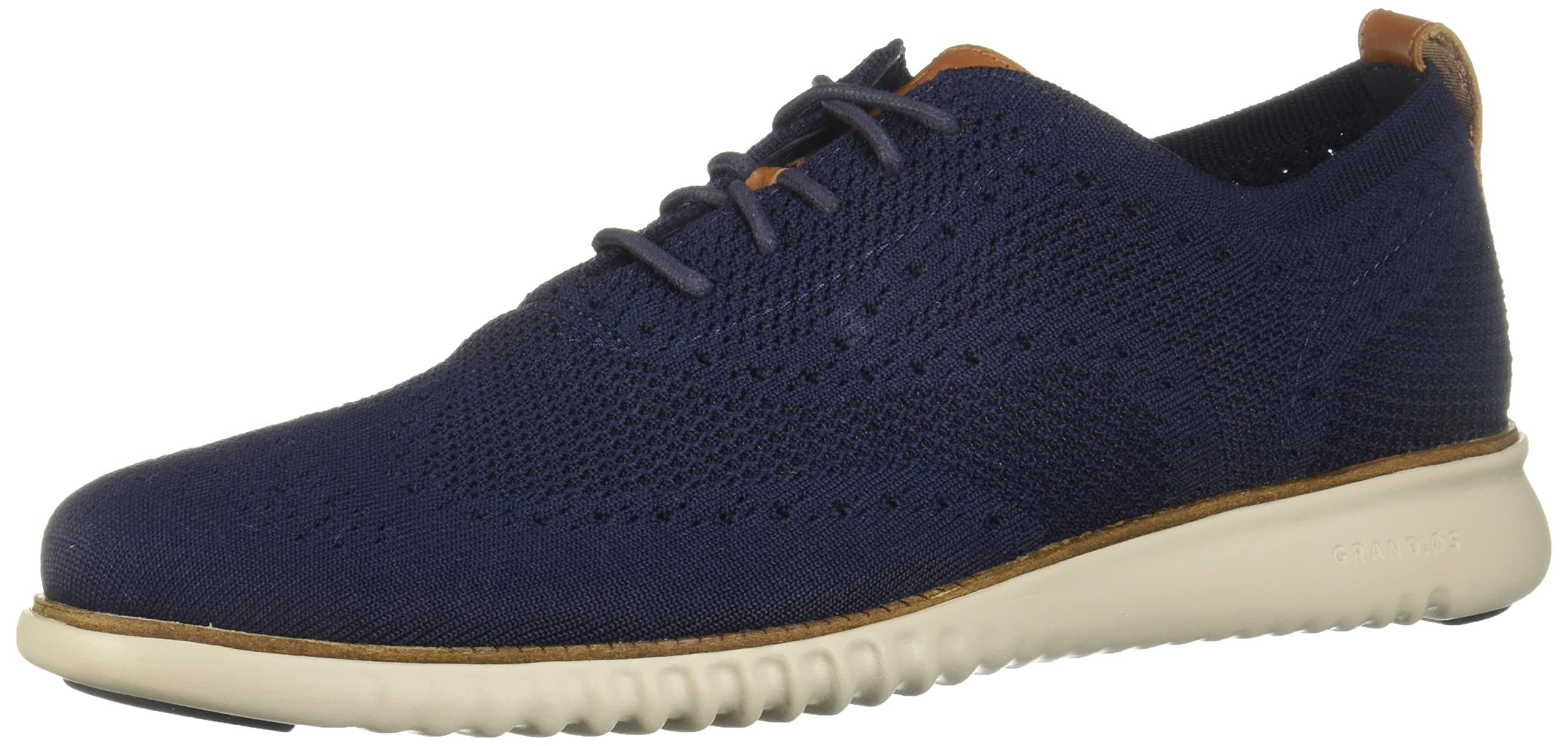 cole haan 靴 Cole Haan Men's 2.ZERØGRAND Knit Stitchlite Wingtip Oxfords