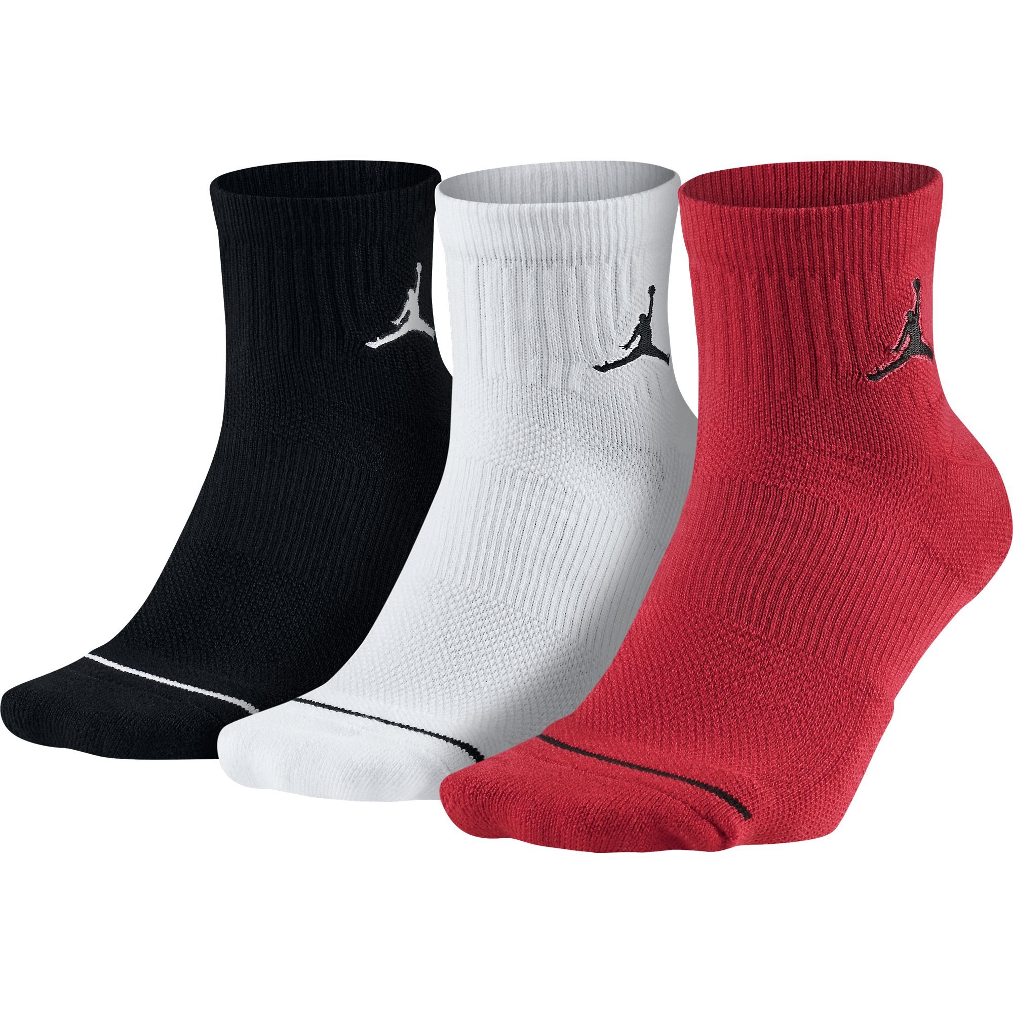 Jordan - Brandclub - Jumpman Quarter 3 Pair Men's Socks
