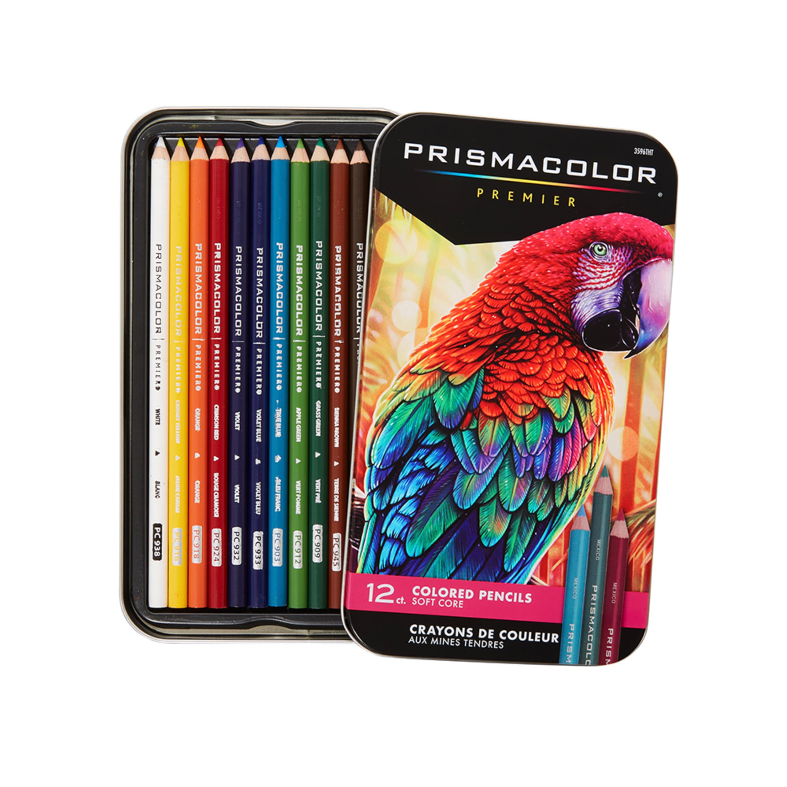 Prismacolor Colored Pencils 72 Set - Premium Artist Pencils With Eraser & Sharpener