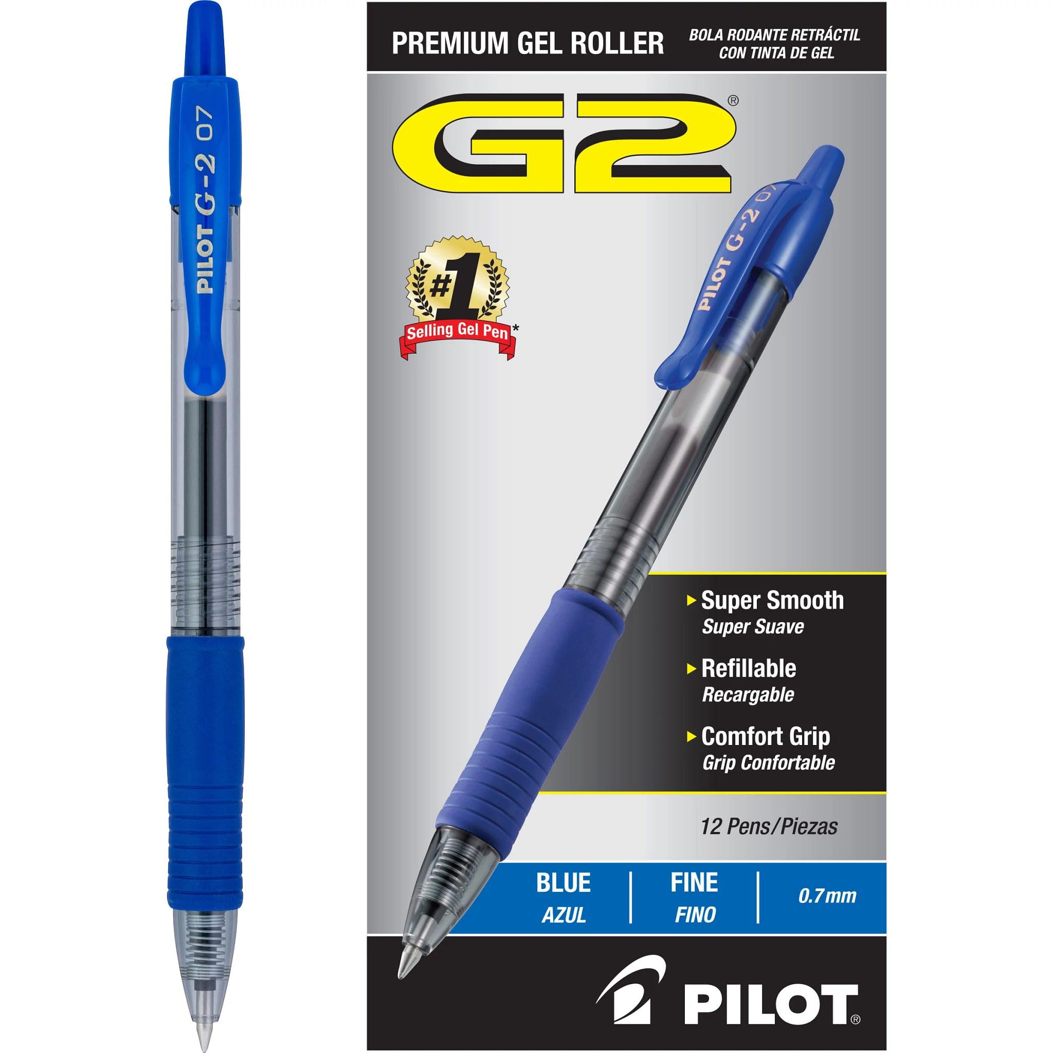 Pilot G2 Premium Gel Pens 8-Pack - 1.0mm Bold Point Retractable Gel Ink Pens, Assorted Colors