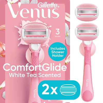 venus ③ Venus ComfortGlide 3 White Tea Women's Razor Blade Refills, 4