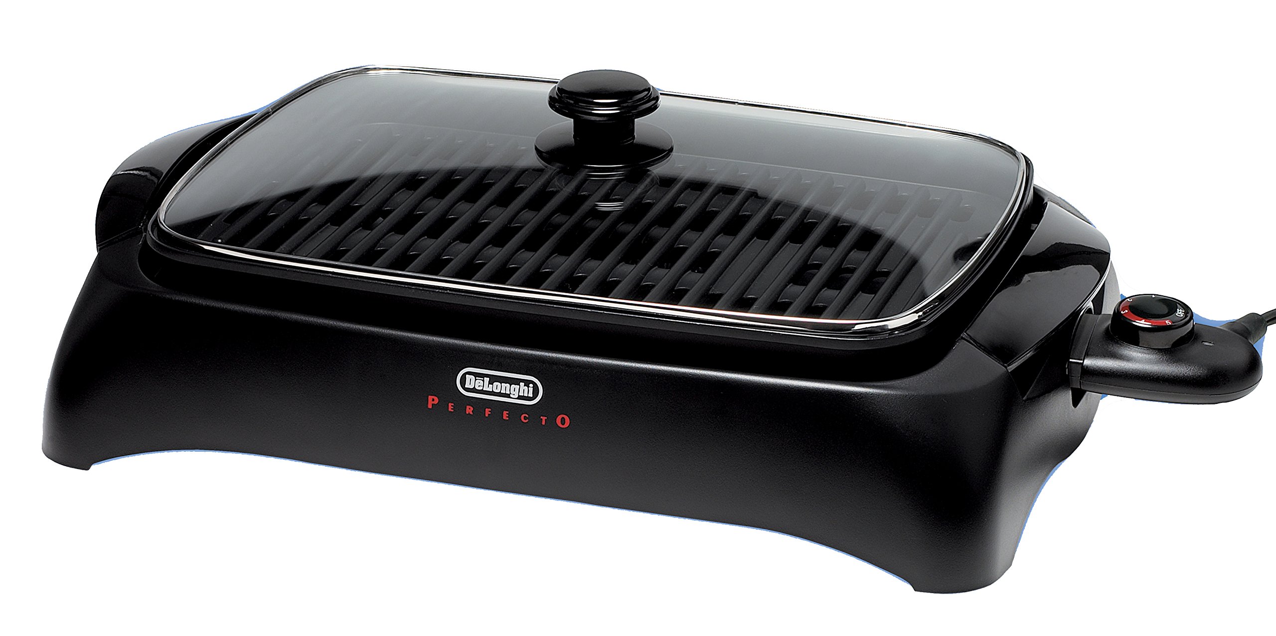 DeLonghi - Brandclub - De'Longhi Perfecto Indoor Grill with Lid, Black