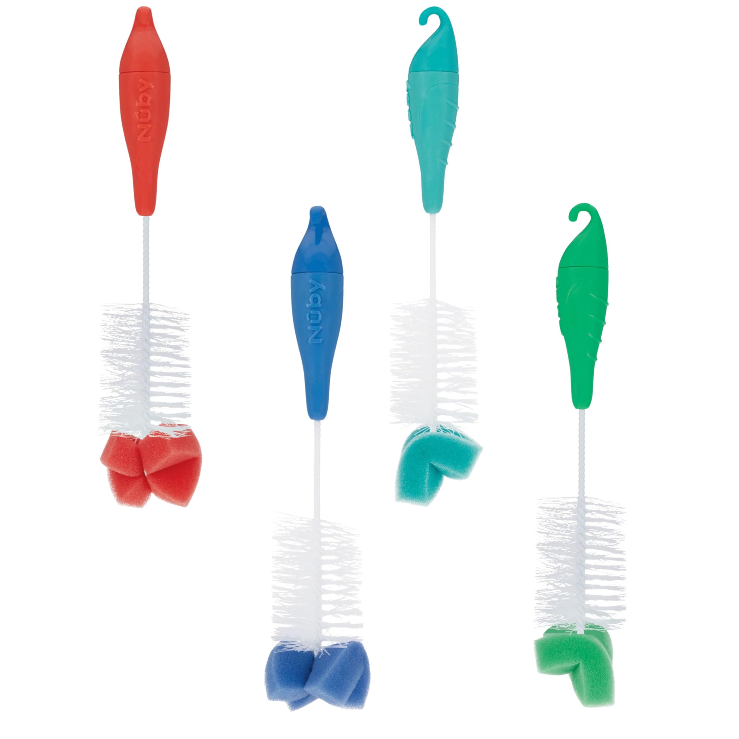 Nûby Kit Ricambio Cannuccia - Con Spazzola Pulizia, Per Bicchieri Antiperdita - Foto 3