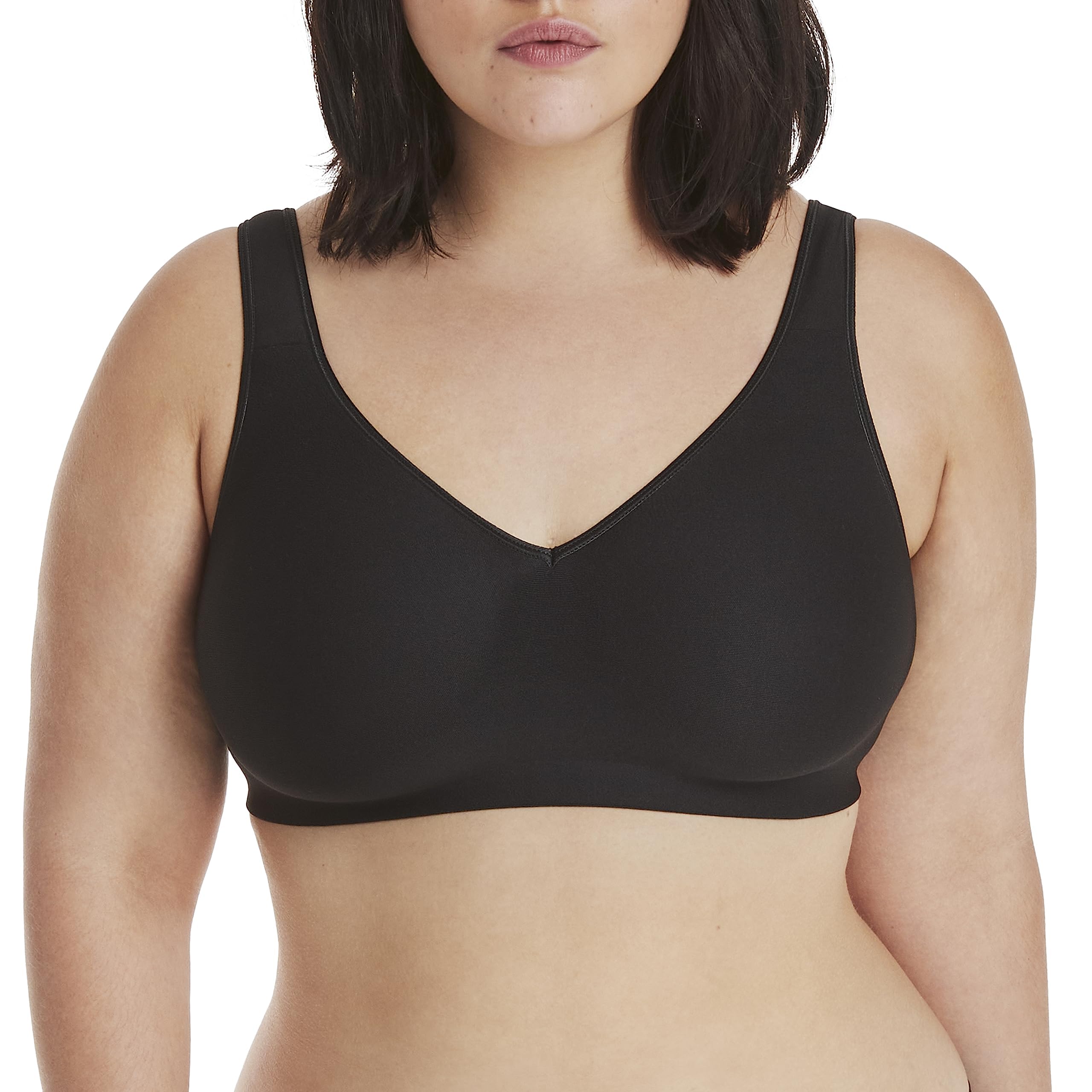 Hanes Damen Wireless Bra – Push-Up BH Ohne Bügel, Aus Modal, S-2X+