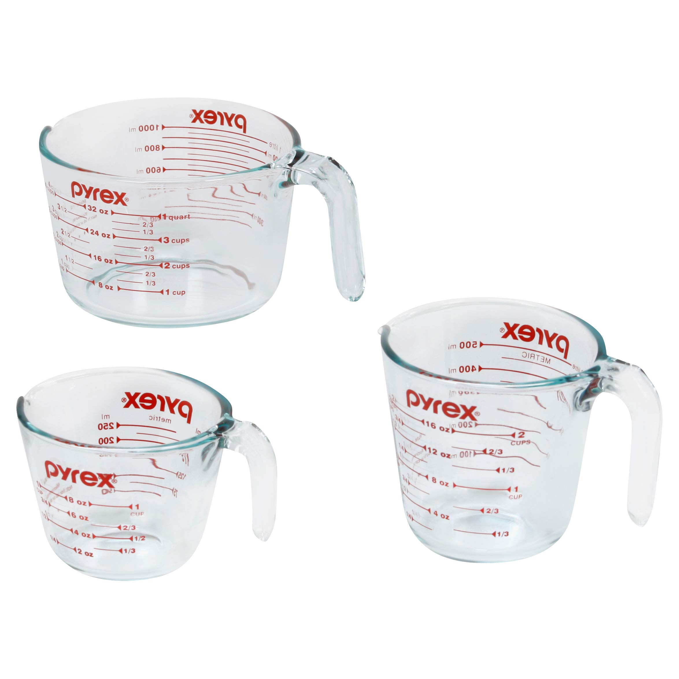 Pyrex - Brandclub - Pyrex 4 Piece Glass Measuring Cup Set