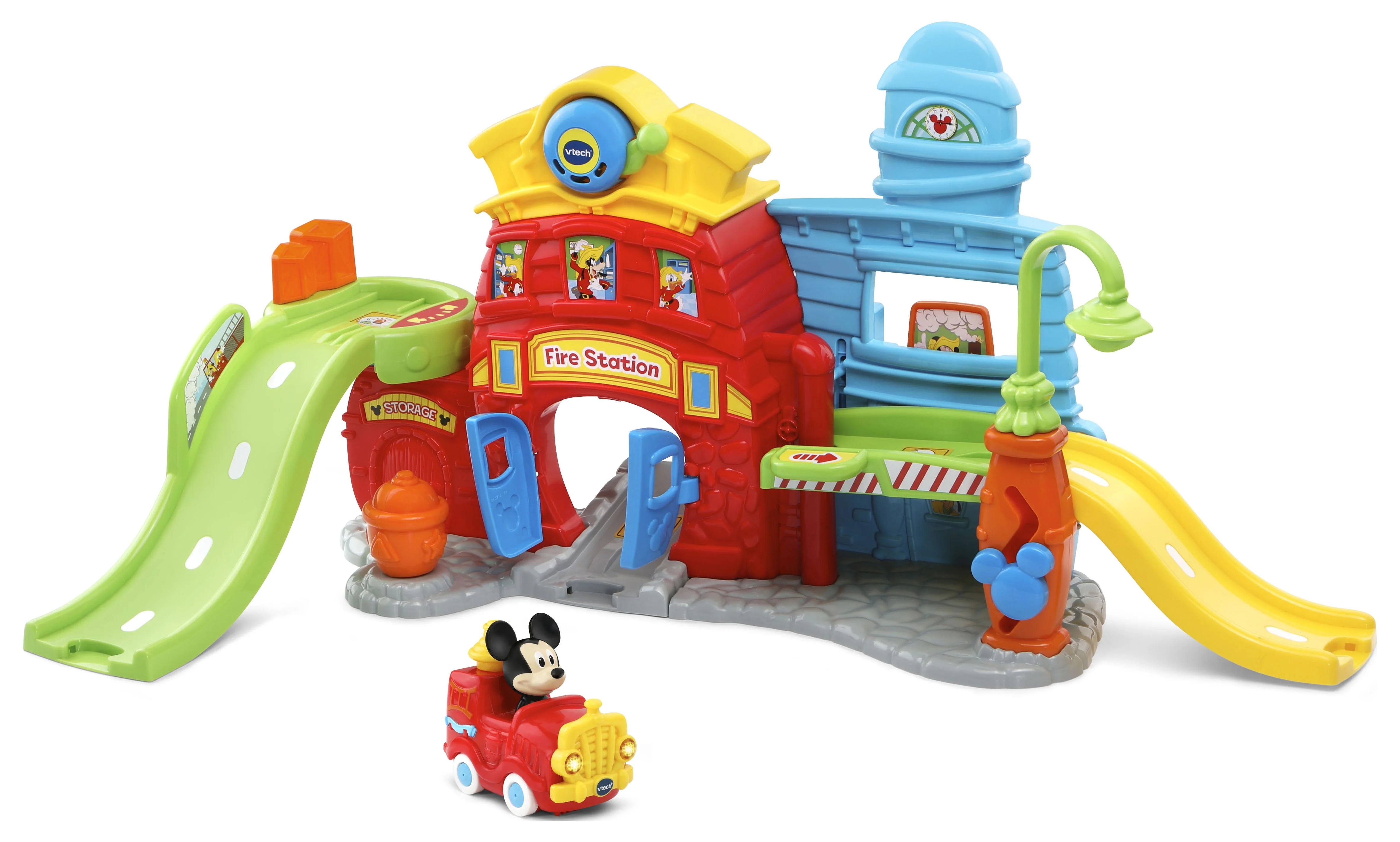 VTech Go! Go! Smart Wheels 3-Pack Starter Set - Helicopter, Fire Truck & Police Car For Toddlers