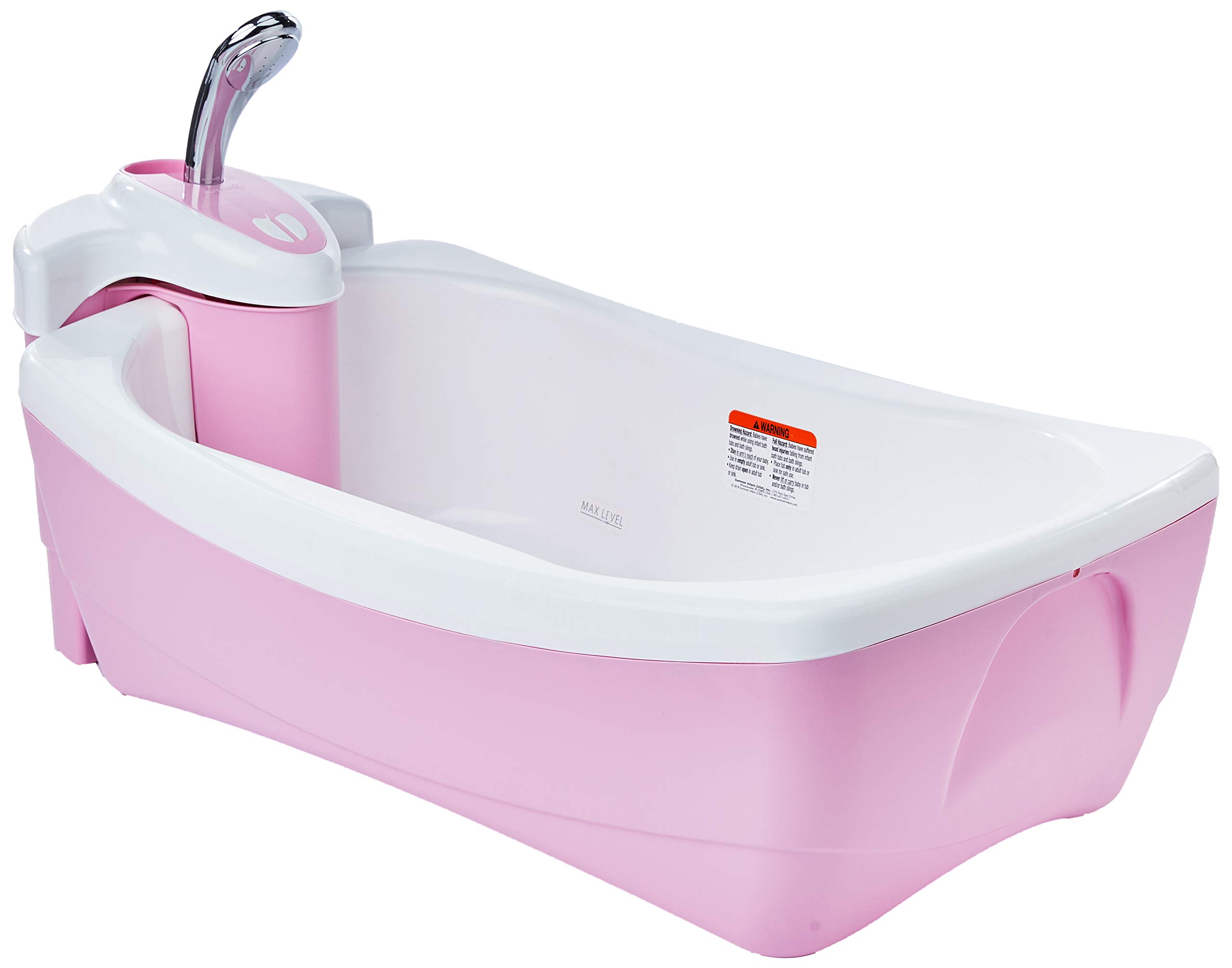 Goodbuy Gear Summer Infant Right Height Bath Tub Pink Bathtub Tray