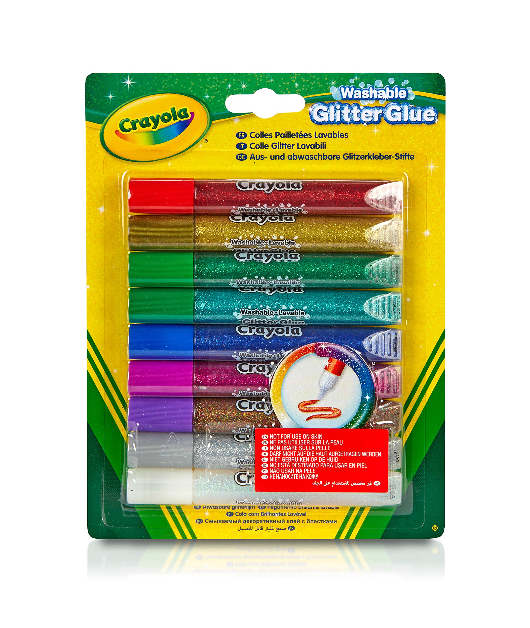 Crayola Glitter Dots: Glitzer-Punkte Zum Gestalten – Sauberes Basteln Ohne Kleber & Glitzer-Chaos