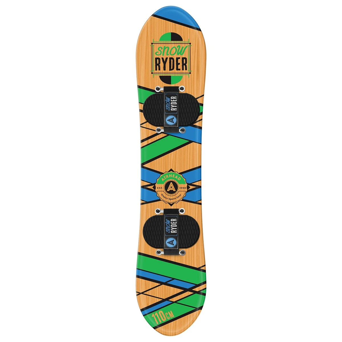 Airhead - Brandclub - SNOW RIDER Hardwood Snowboard, 130cm