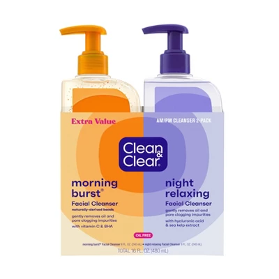 Clean & Clear - Brandclub - Clean & Clear 2-Pack Oil-Free Facial